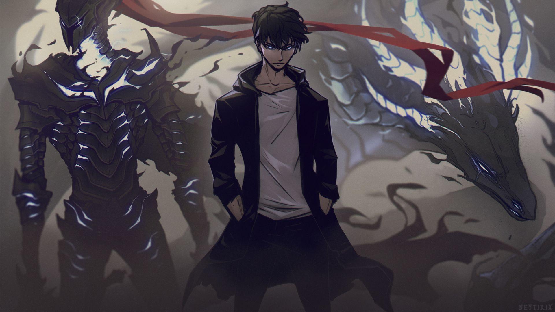 1920x1080 Igris And Sung Jin Woo Solo Leveling 1080P Laptop Full HD Wallpaper, HD Anime 4K Wallpaper, Image, Photo And Background