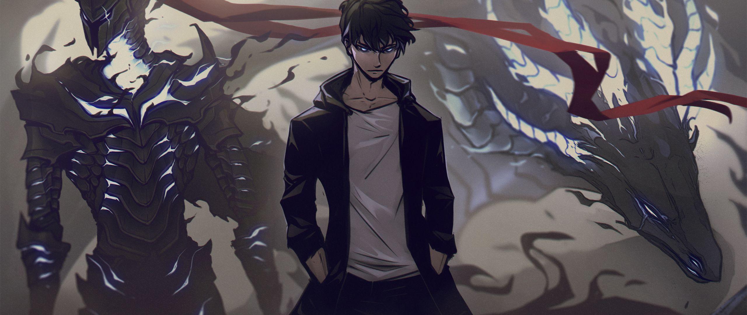 2560x1080 Igris And Sung Jin Woo Solo Leveling 2560x1080 Resolution Wallpaper, HD Anime 4K Wallpaper, Image, Photo And Background