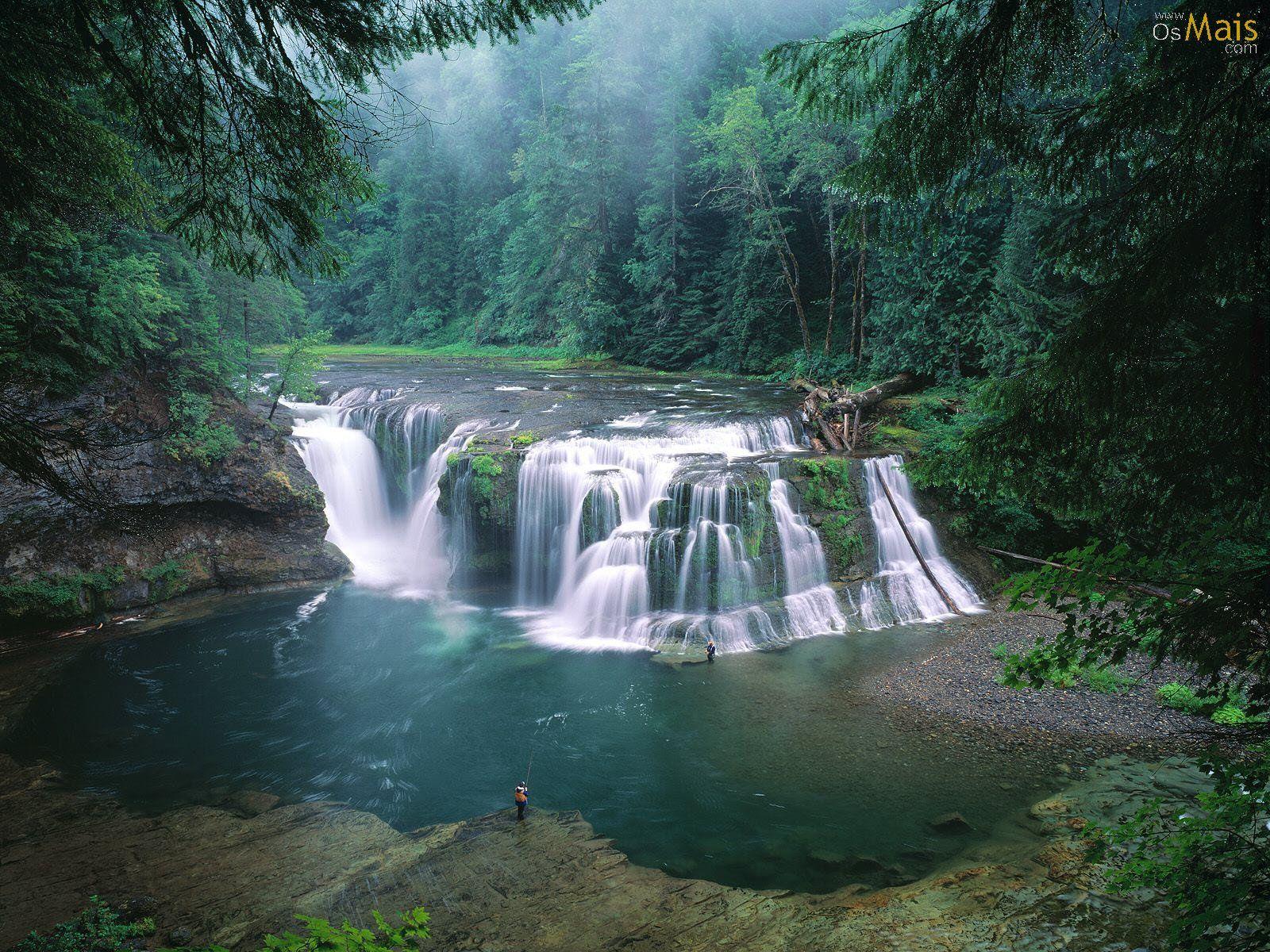 1600x1200 Cachoeira Rio Floresta Wallpaper River Wallpaper & Background Download