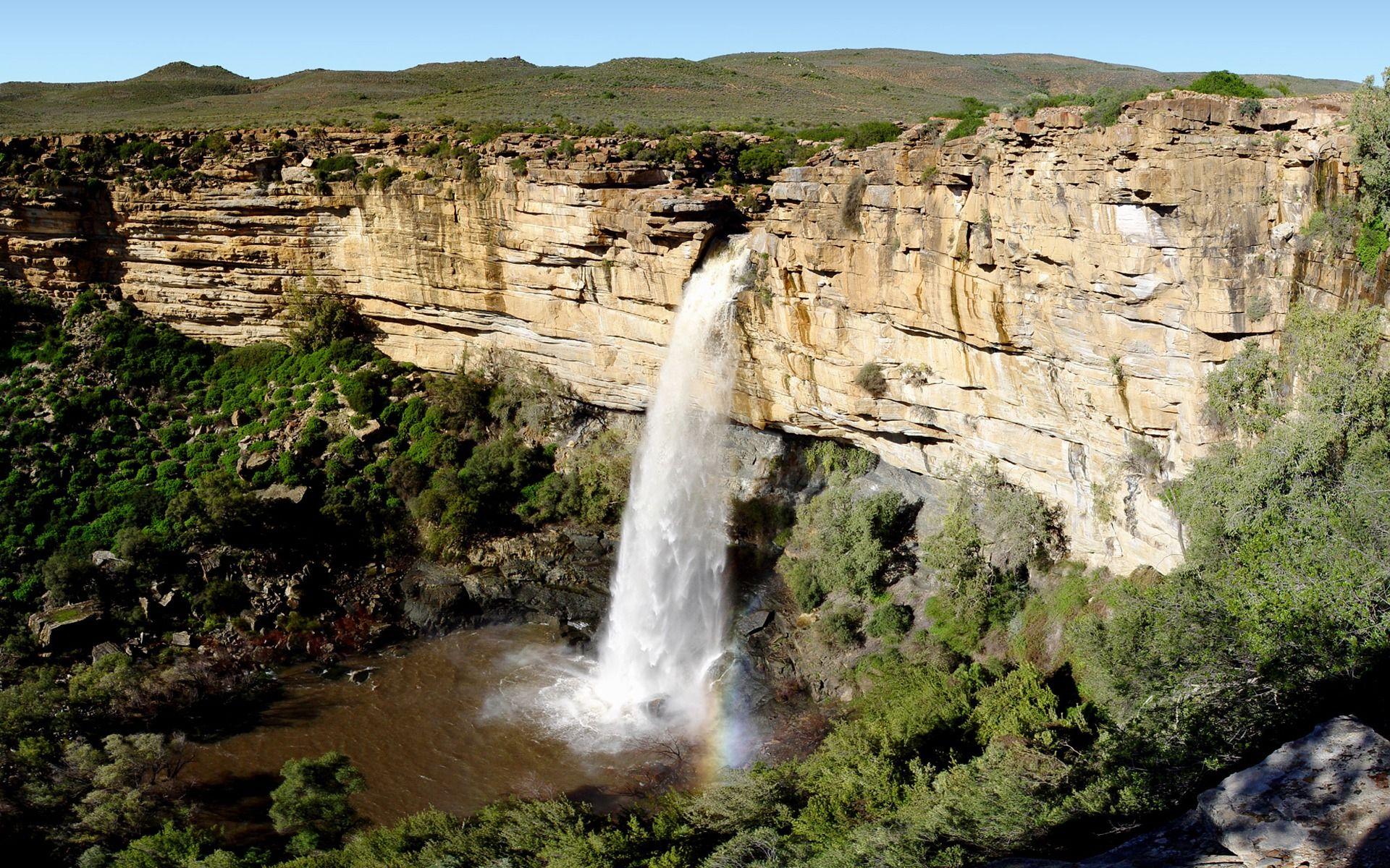 1920x1200 cachoeira do rio doorn, papel de parede da áfrica do sul