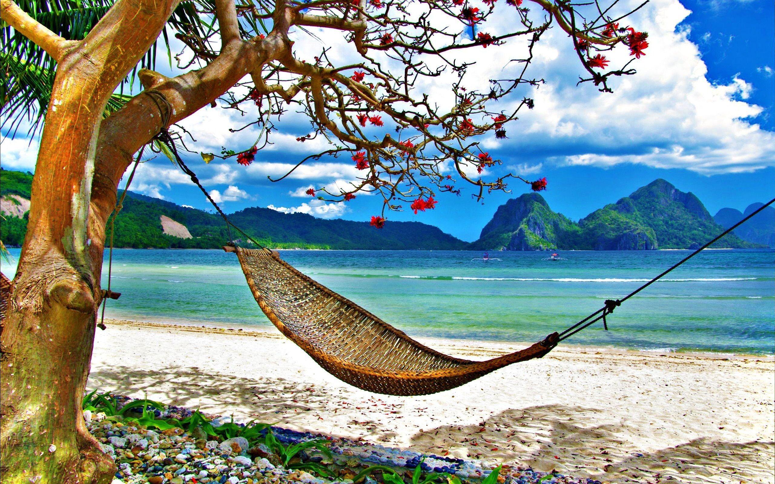 2560x1600 Beautiful Beach Wallpaper Image