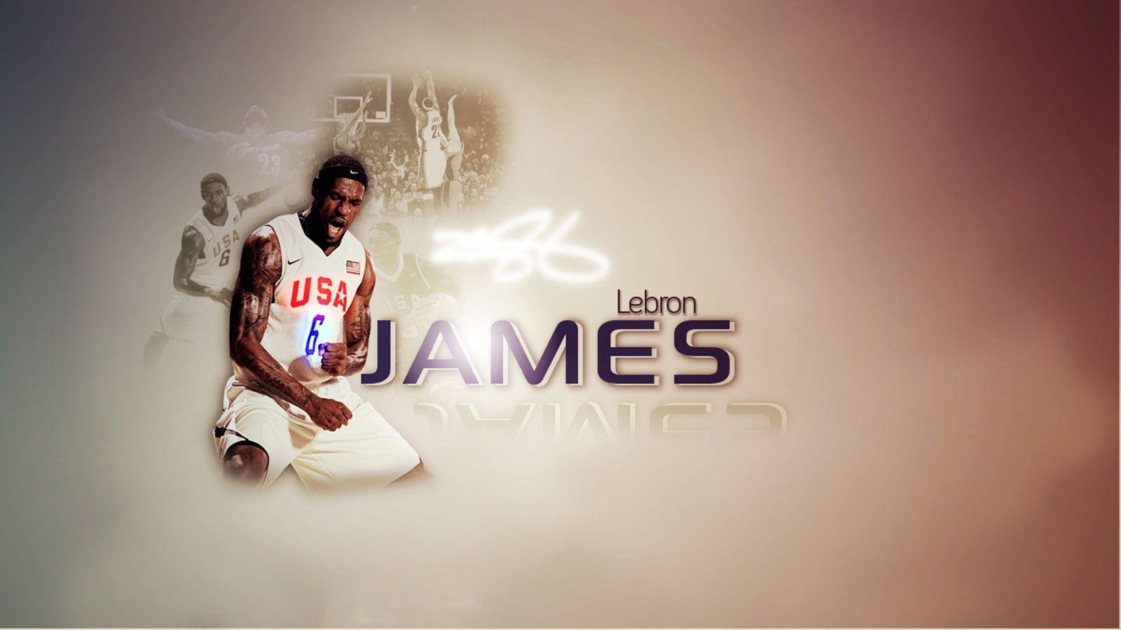 1600x900 lebron james usa team wide screen photo