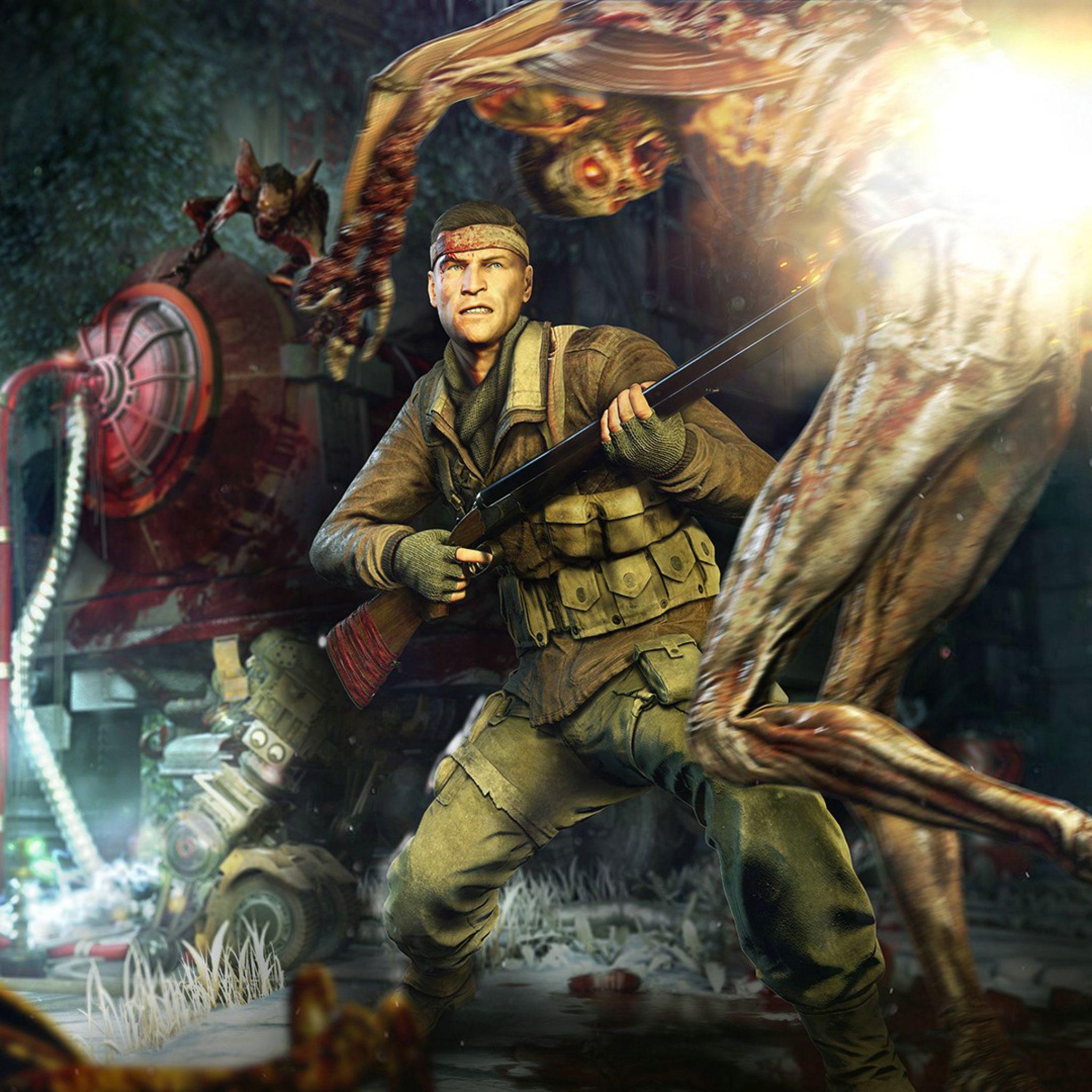 2048x2048 Blood Count Zombie Army 4 Dead War iPad Air Wallpaper, HD Games 4K Wallpaper, Image, Photo and Background