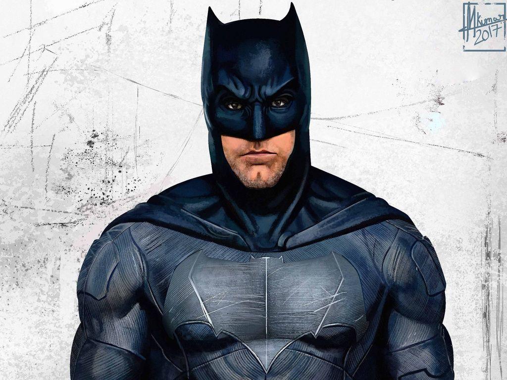 1024x768 Batman Justice League Fan Art 4k Wallpaper