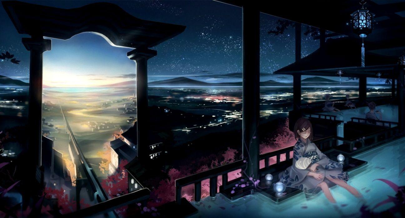 1297x698 Japanese Animated Wallpaper