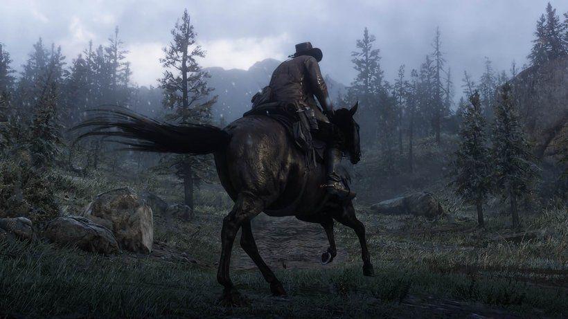 3840x2160 Red Dead Redemption II Horse Riding 4K
