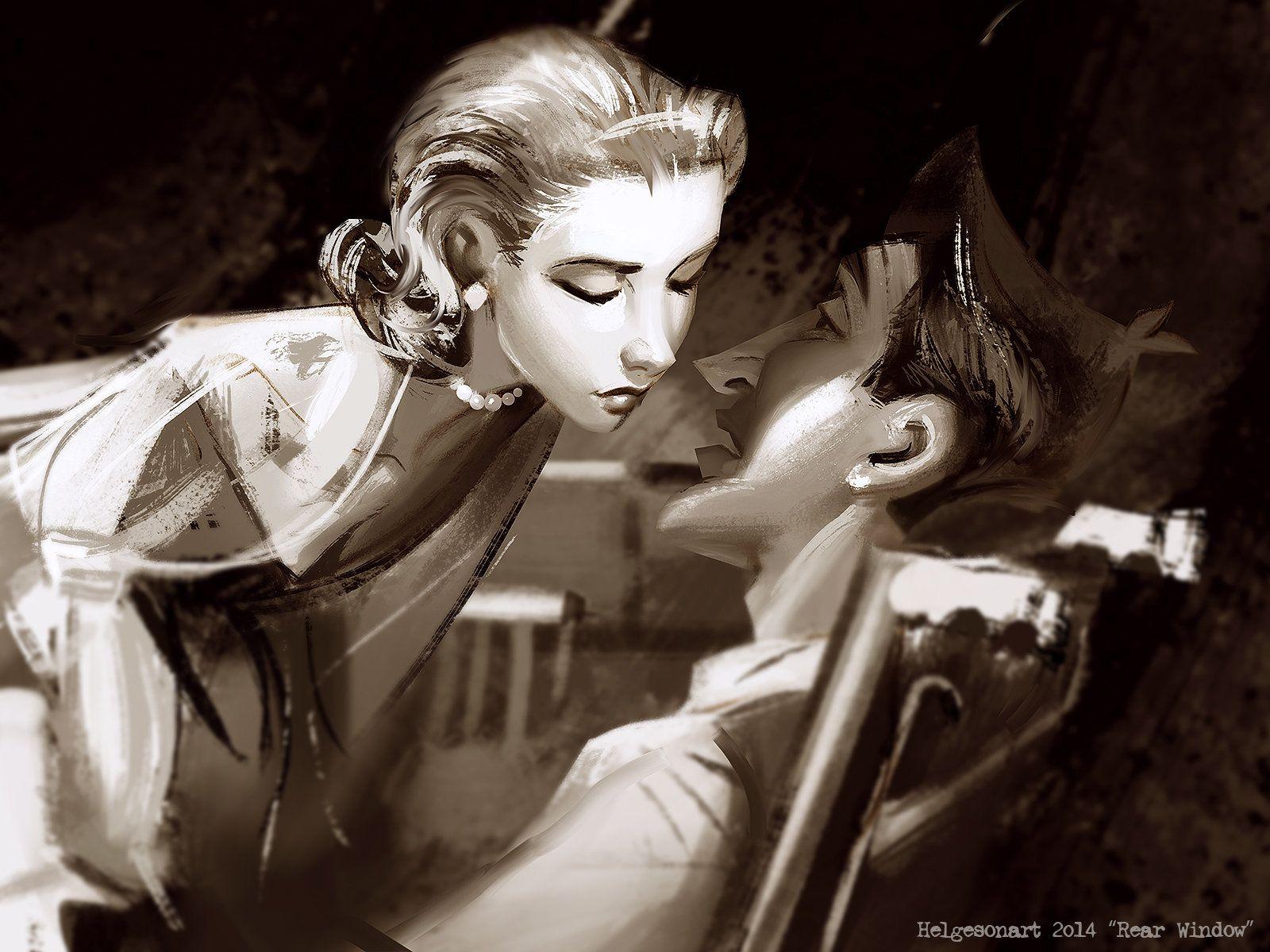 1600x1200 Rear Window Cartoon Phototudy, Johannes Helgeson