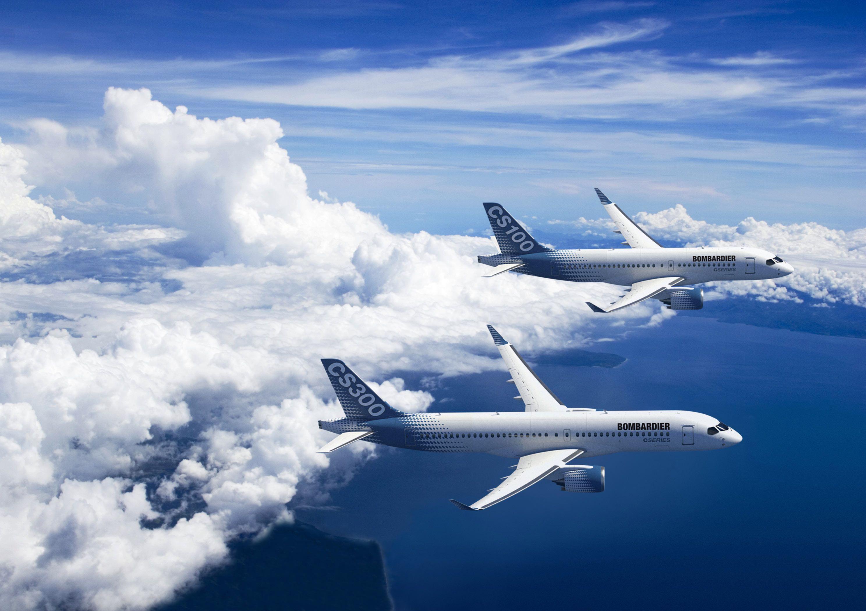 2975x2100 Bombardier Commercial Aircraft receives Same Type Rating for CS100 and CS300 airliners. Aircraft, Aviation, Commercial aircraft