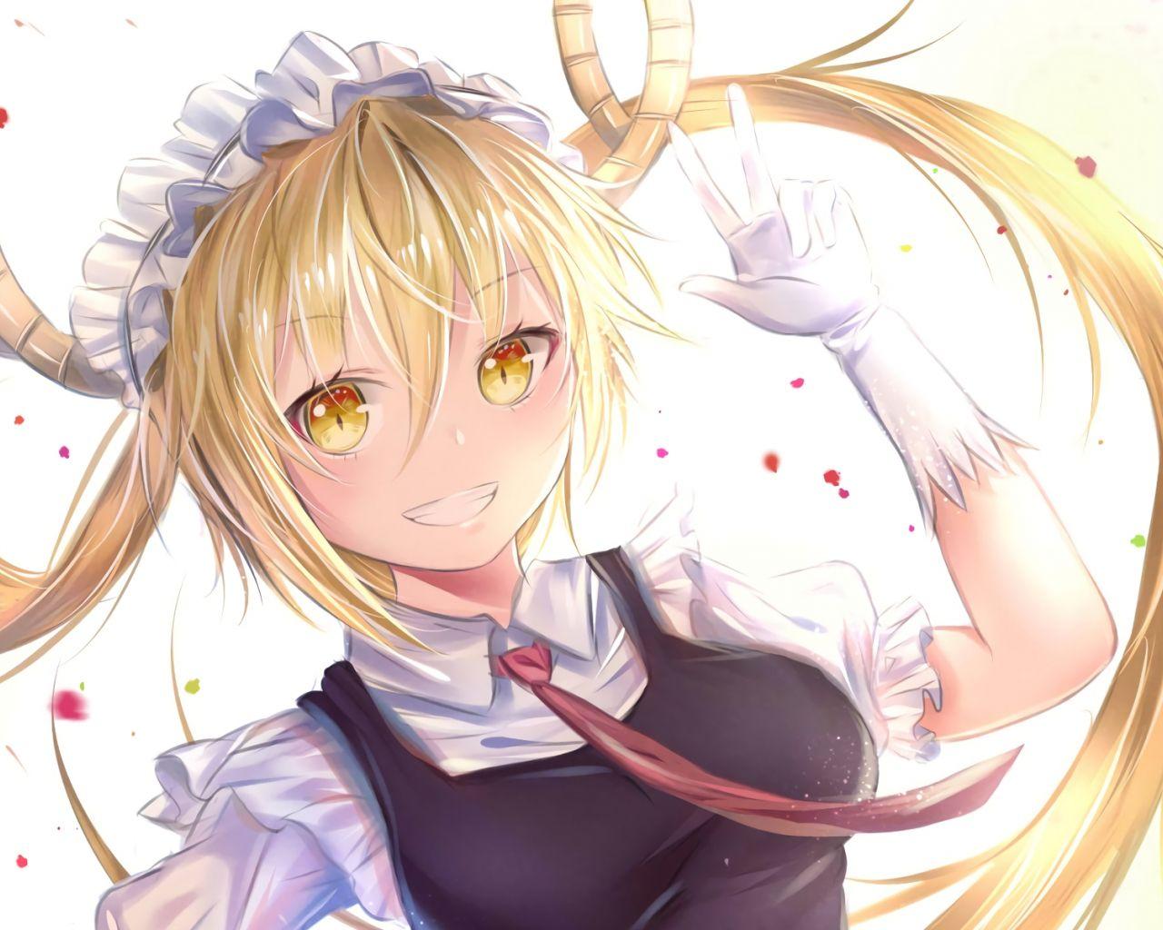 1280x1024 Desktop Wallpaper Tooru, Miss Kobayashi's Dragon Maid, Anime Girl, HD Image, Picture, Background, Mjyvmj