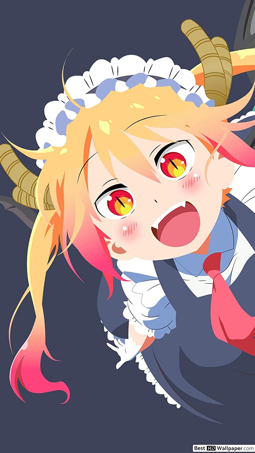 844x1500 Miss Kobayashi's Dragon Maid Poster Wall Decor Wall Print Wallpaper Anime Home Decor Wall Accessories Miss Kobayashi's Dragon Maid Wall Art: Handmade