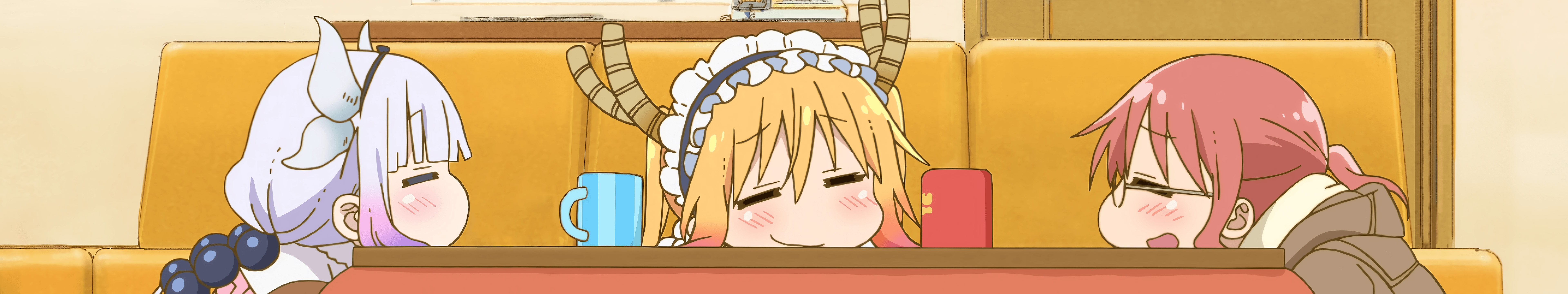 7680x1440 Miss Kobayashi's Dragon Maid New Year