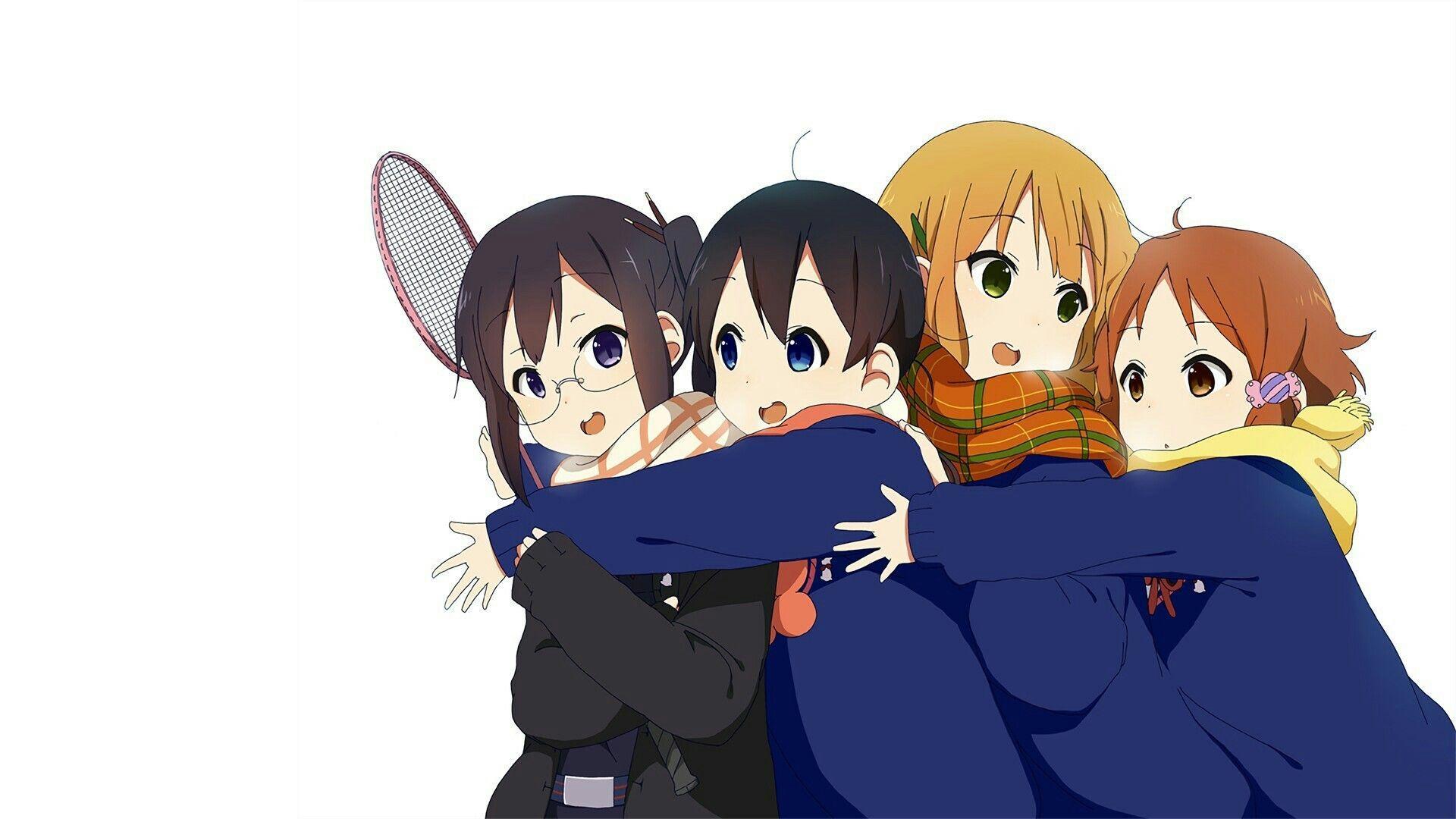 1920x1080 Anime Tamako Love Story. Asagiri Shiori, Kitashirakawa Tamako, Tokiwa Midori, and Makino Kanna