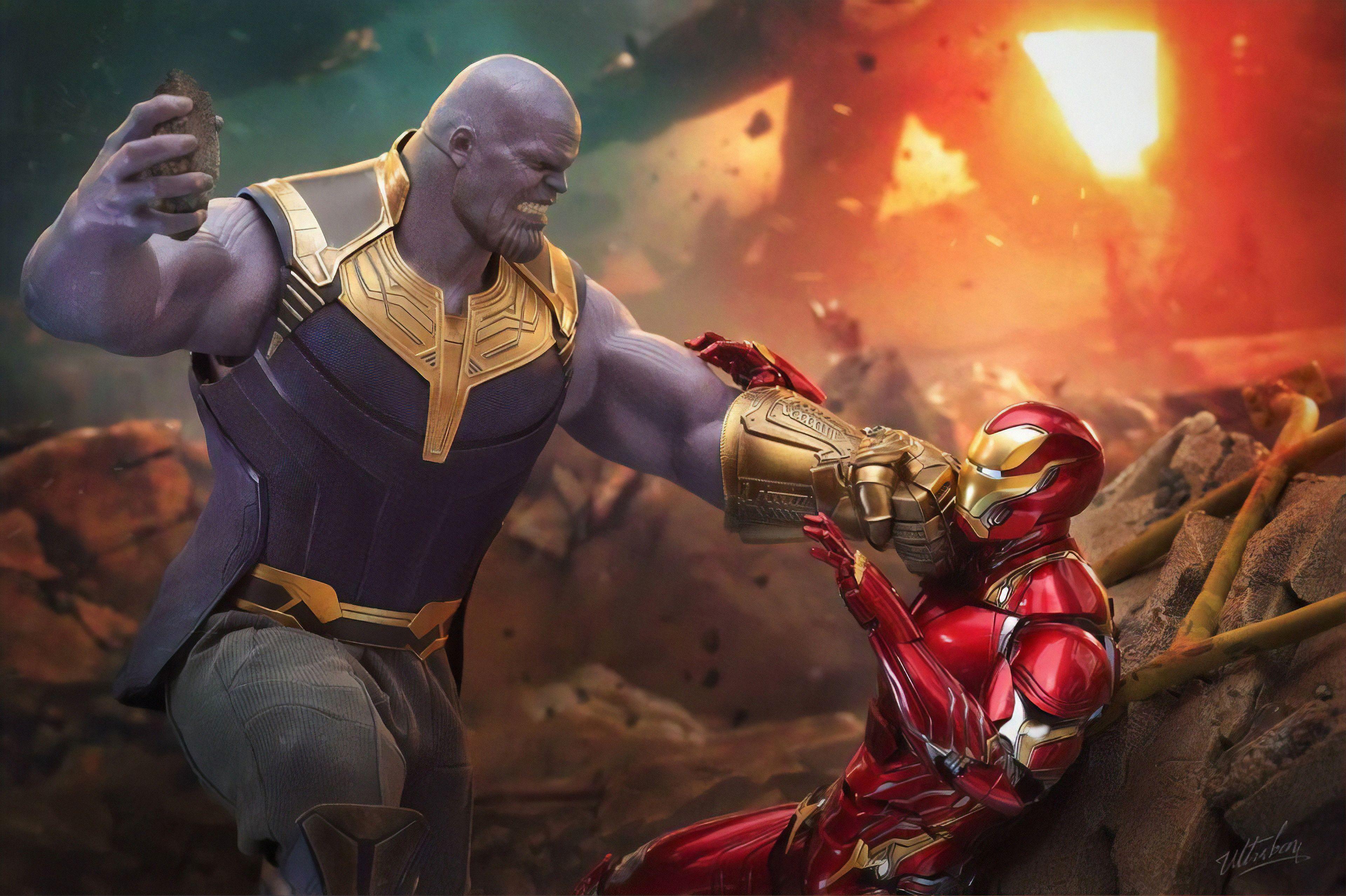 Iron Man Vs Thanos Wallpapers   Top Free Iron Man Vs Thanos ...