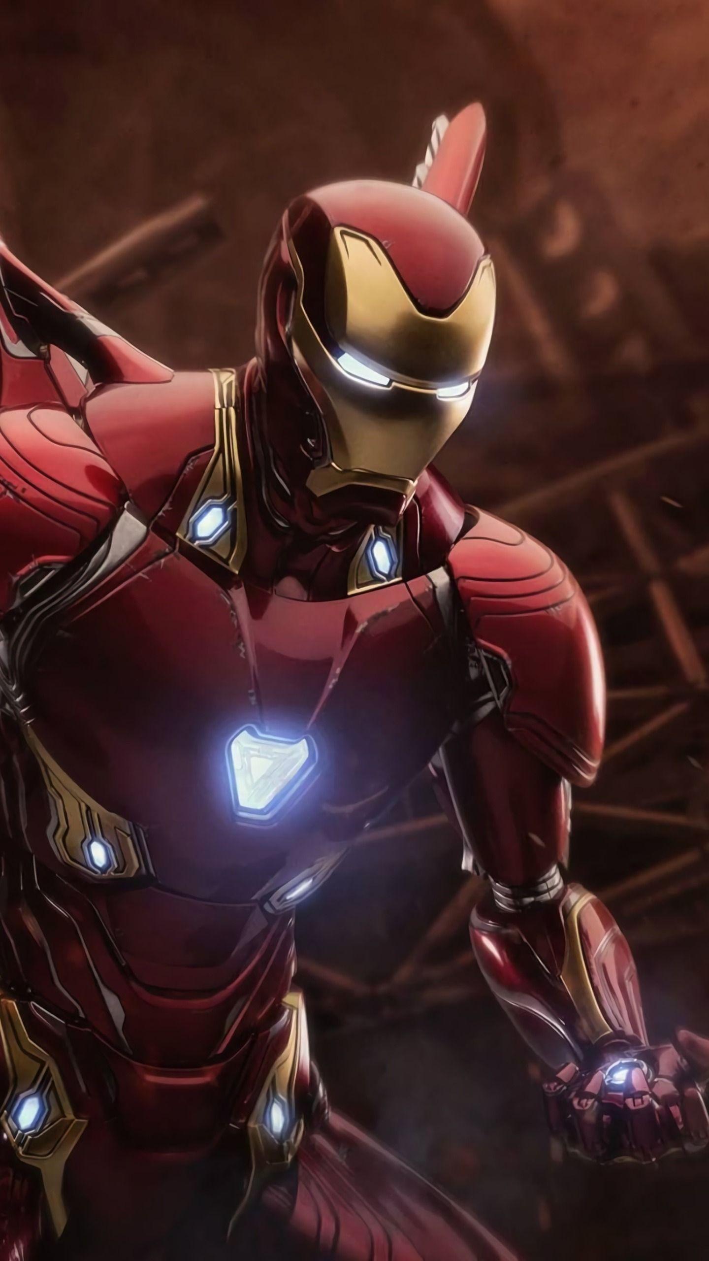 1440x2560 Iron Man Mark 50 Vs Thanos