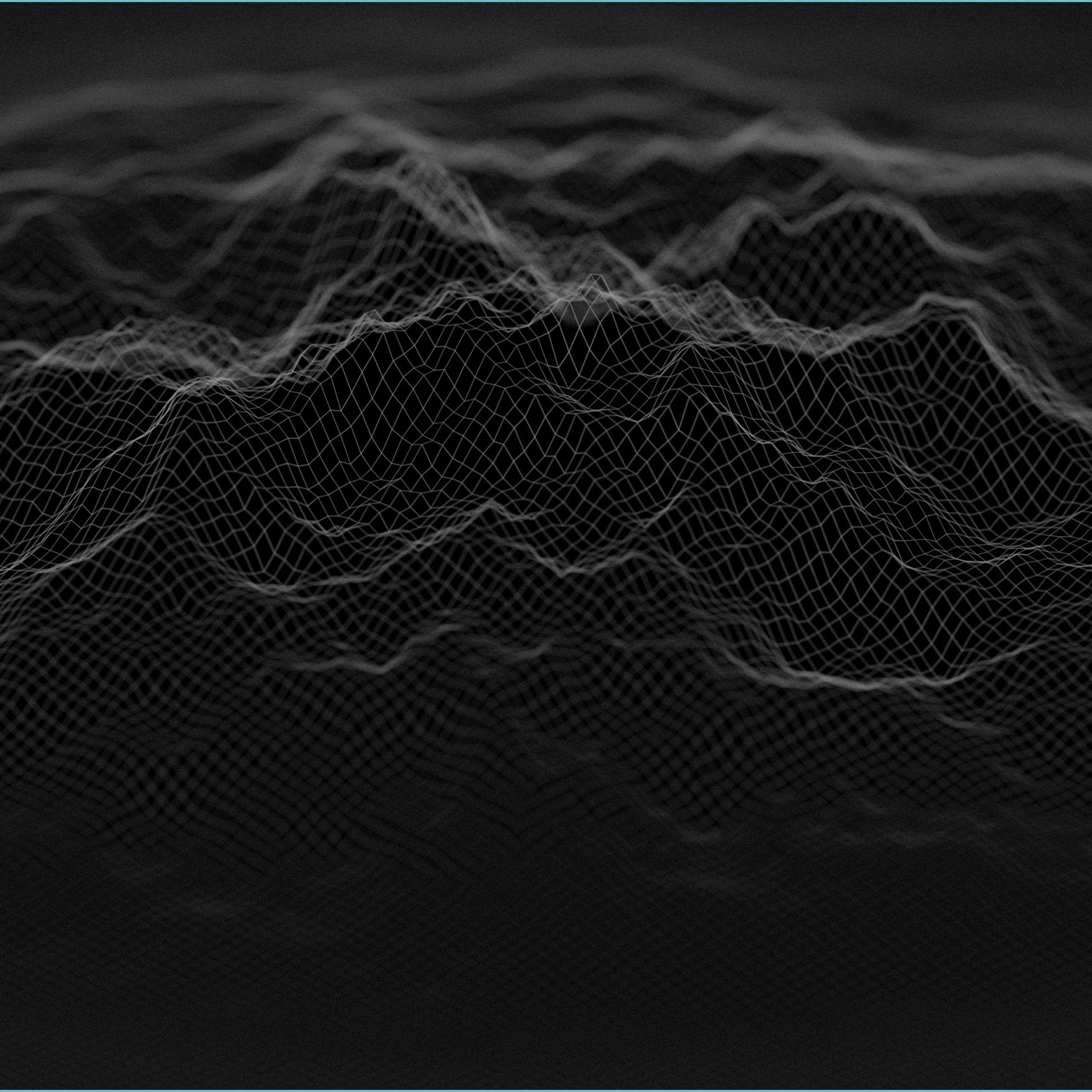 2560x2560 Minimalist Black Digital Blend Wallpaper, HD Abstract 11K wallpaper 4k