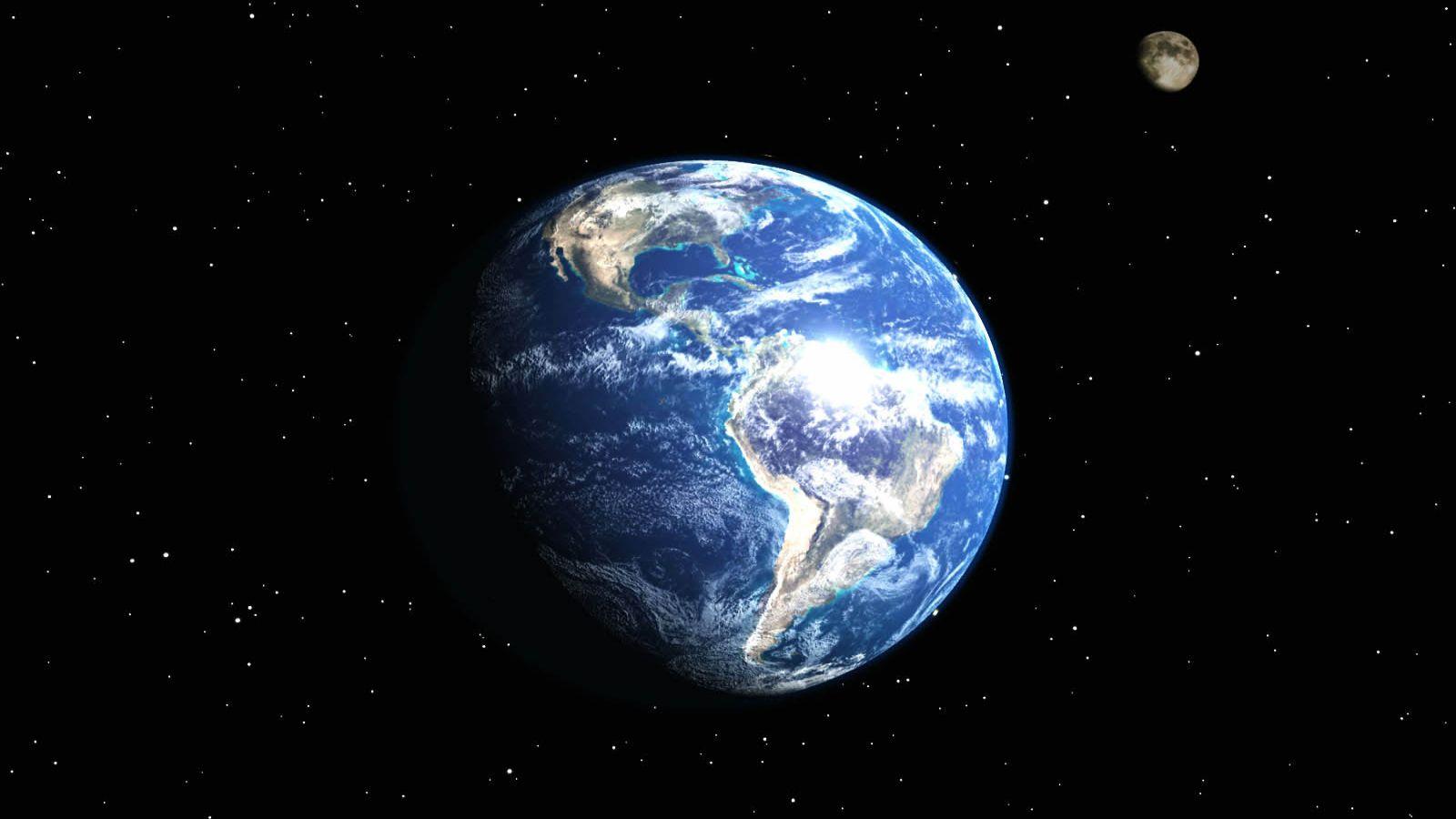 1600x900 Wallpaper earth moon download