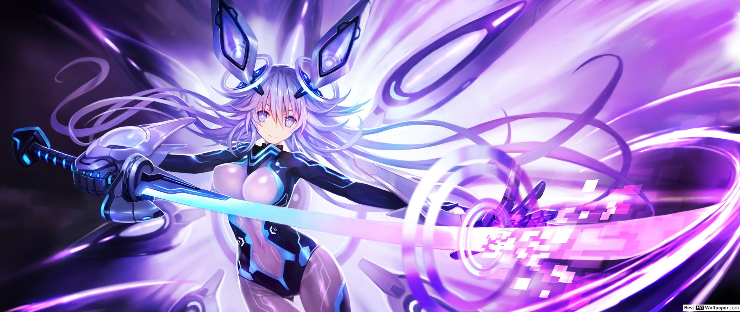2560x1080 Hyperdimension Neptunia Wallpaper