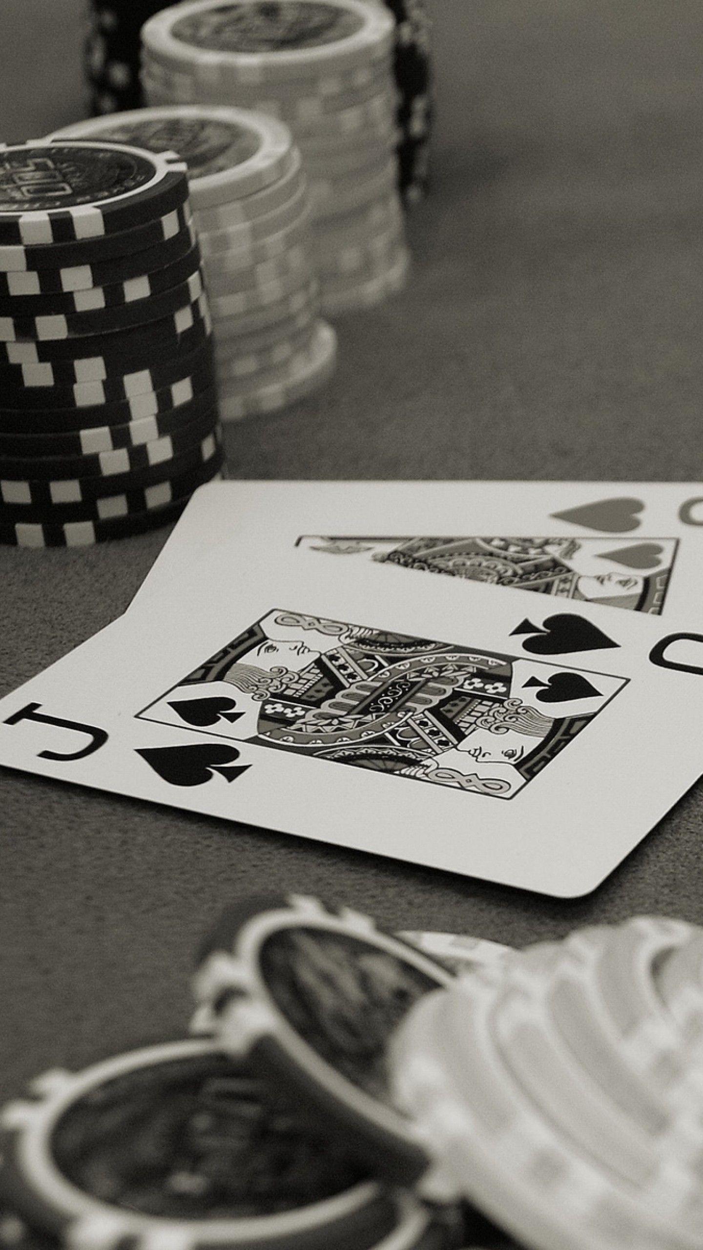 1440x2560 Preview Wallpaper Cards, Chips, Poker, Table, Black HD Wallpaper