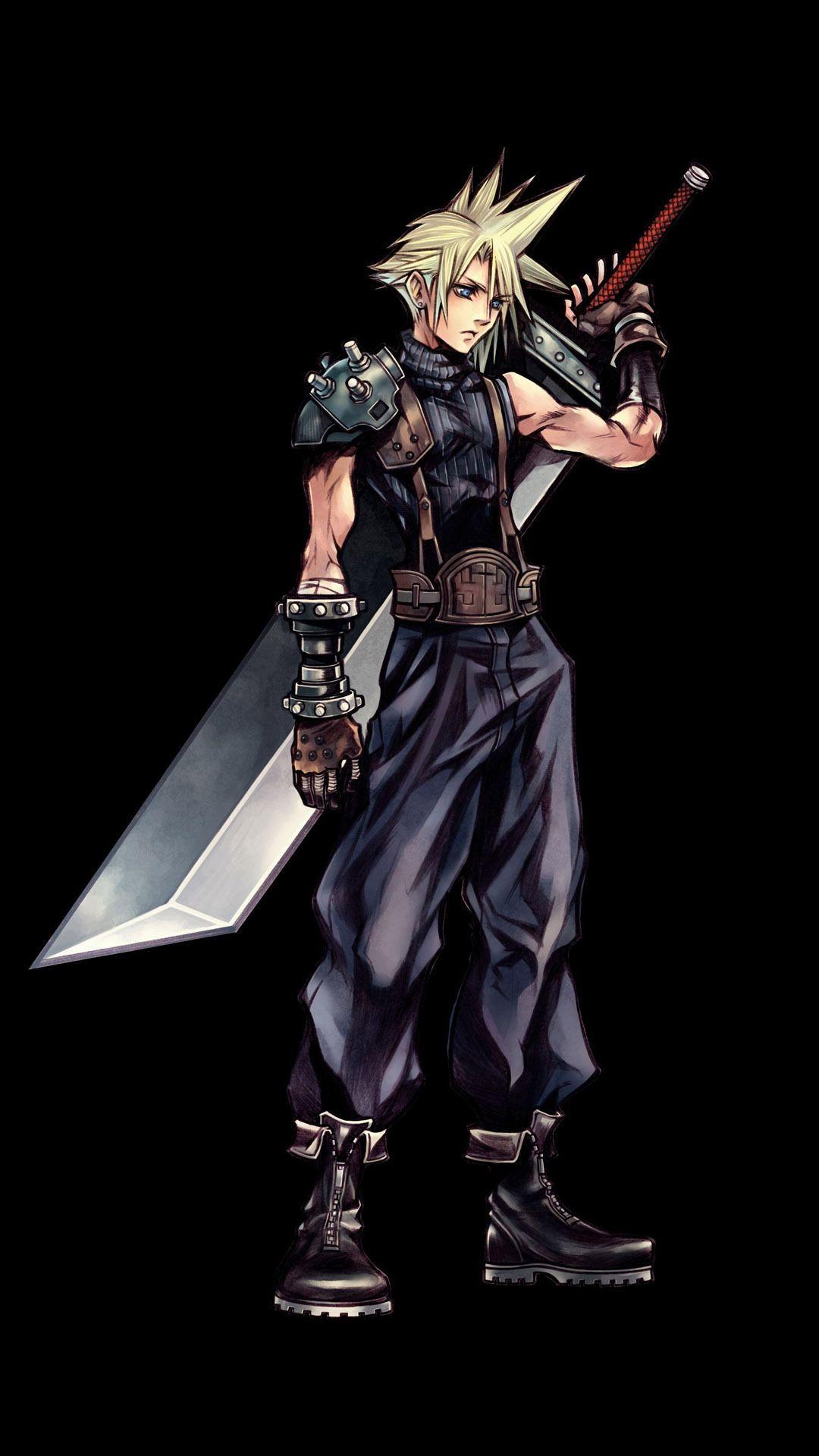 1080x1920 Final Fantasy Cloud Strife Wallpaper