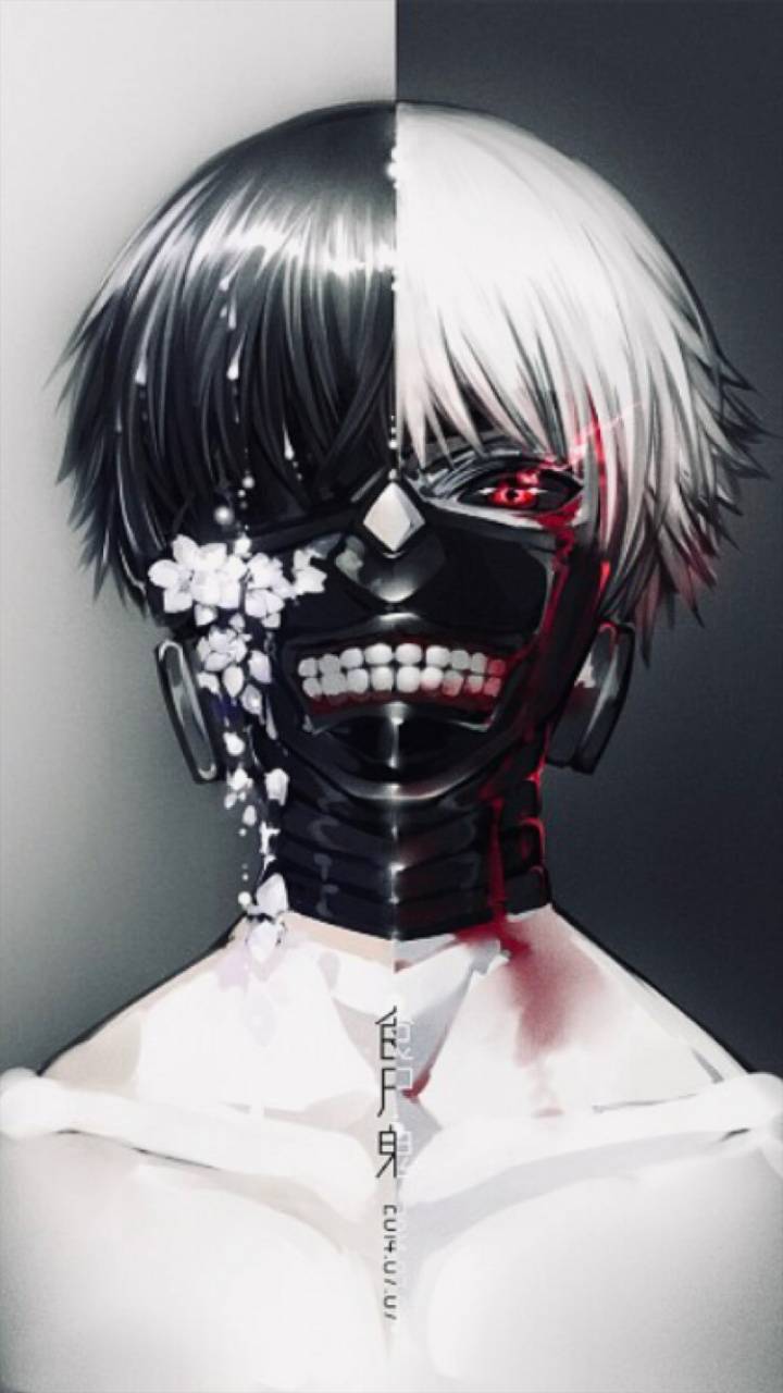 Kaneki Mask Wallpapers Top Free Kaneki Mask Backgrounds Wallpaperaccess