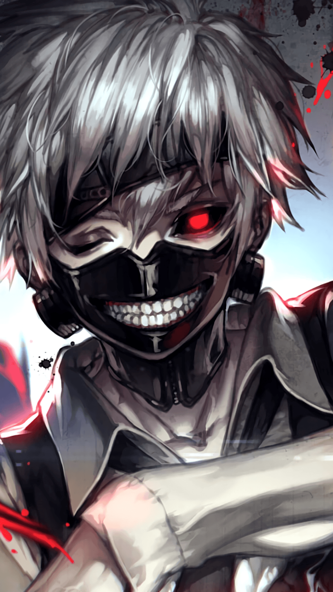 Kaneki Mask Wallpapers Top Free Kaneki Mask Backgrounds Wallpaperaccess