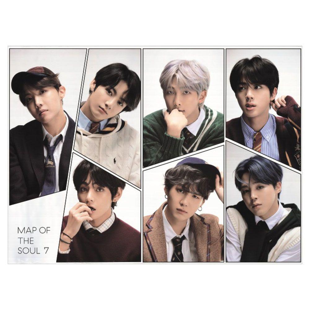 1001x1001 Kpop BTS Bangtan Boys Wall Poster Mmap Of The Soul 7 Hình nền giấy