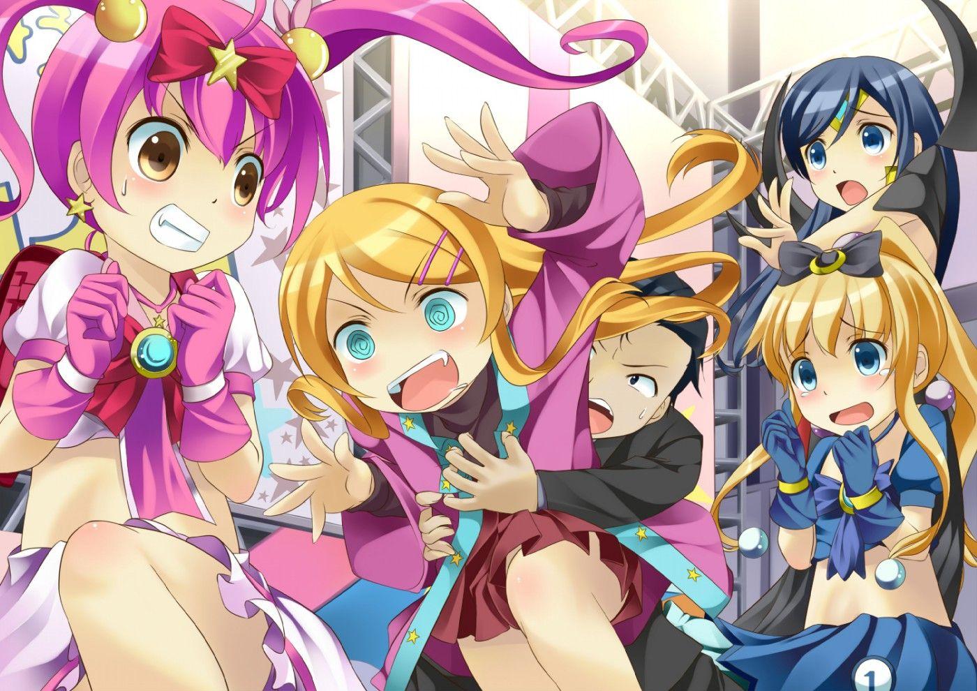 1400x990 Wallpaper Oreimo Anime