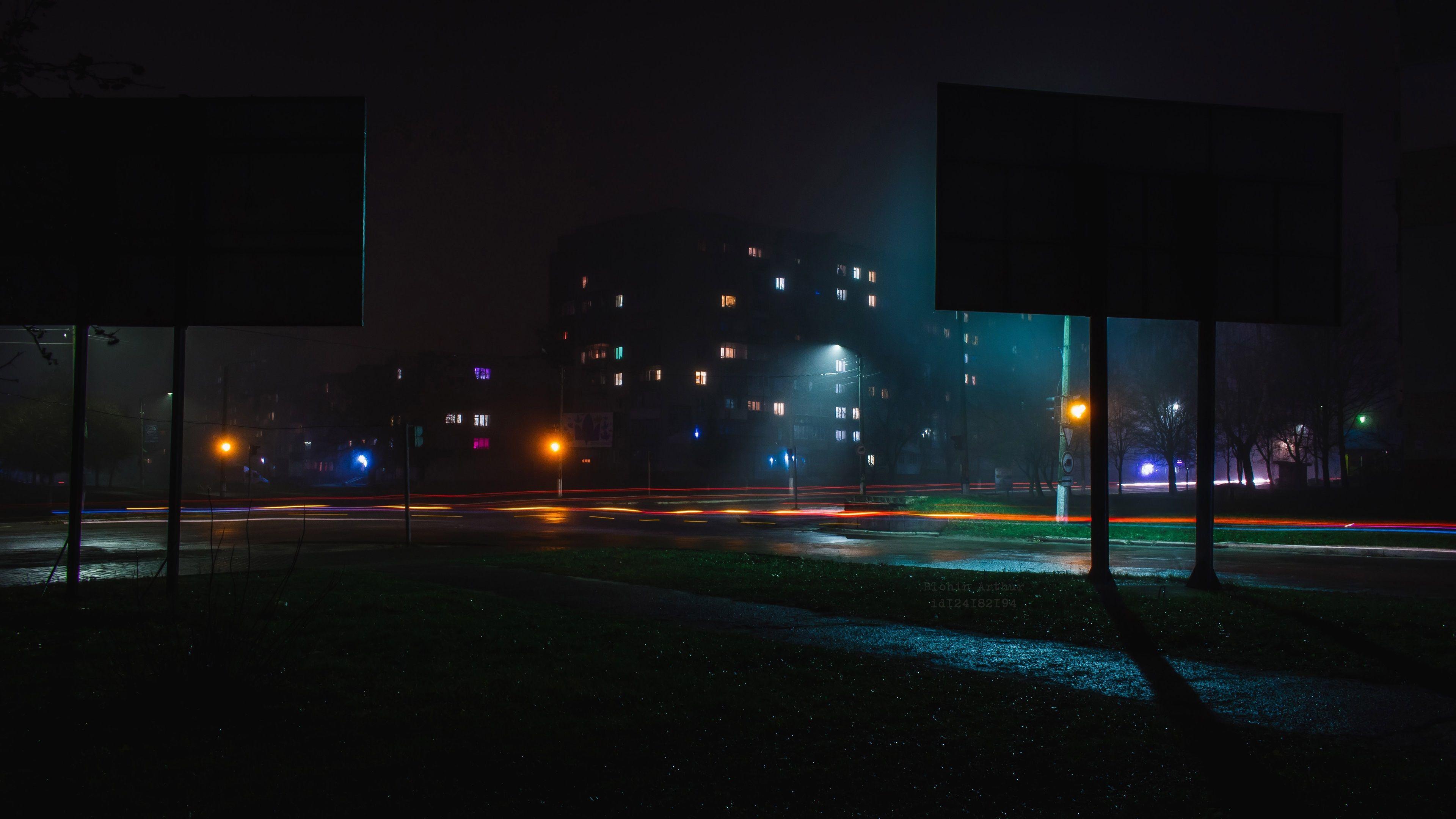 3840x2160 Wallpaper City, night, lights, illumination 3840x2160 UHD 4K Picture, Image