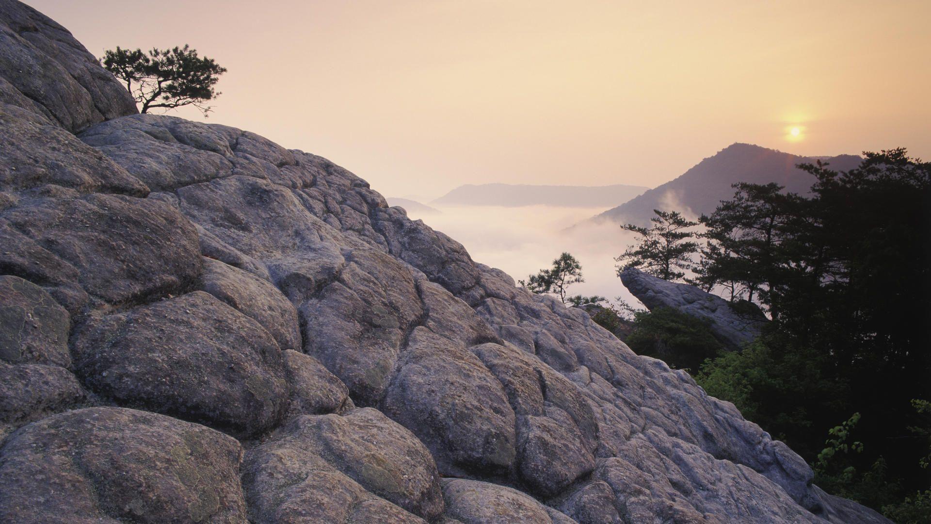 1920x1080 Sunrise Appalachian Mountains Wide High Resolution Wallpaper