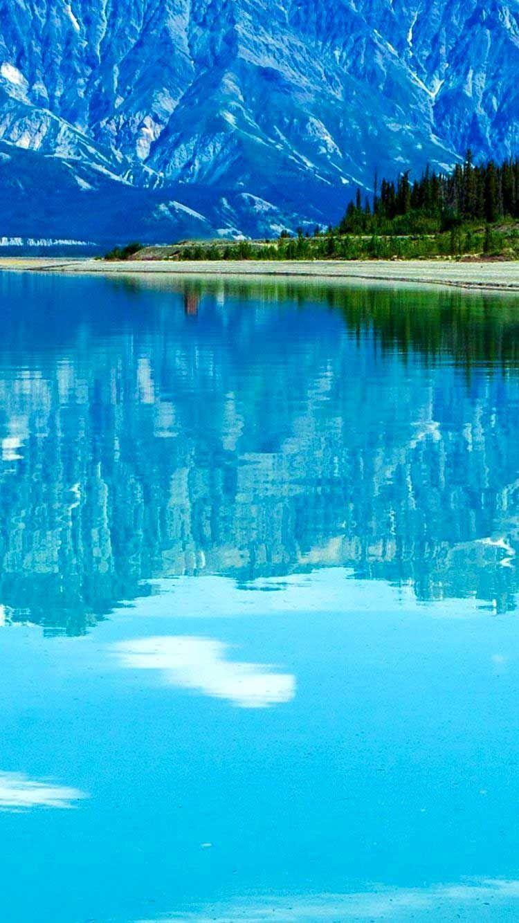 750x1334 kluane lake mountains landscape yukon canada k Wallpaper iPhone Wallpaper Background Walpaper Callzin. Mountain landscape, Lake mountain, Wallpaper background