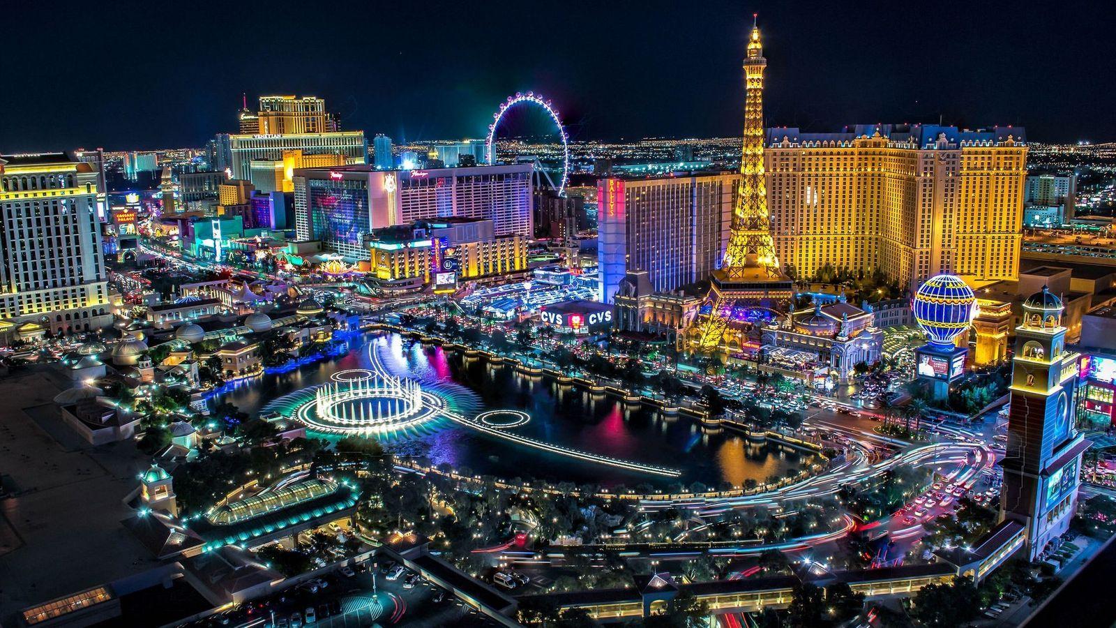 1600x900 Night City Lights Wallpaper