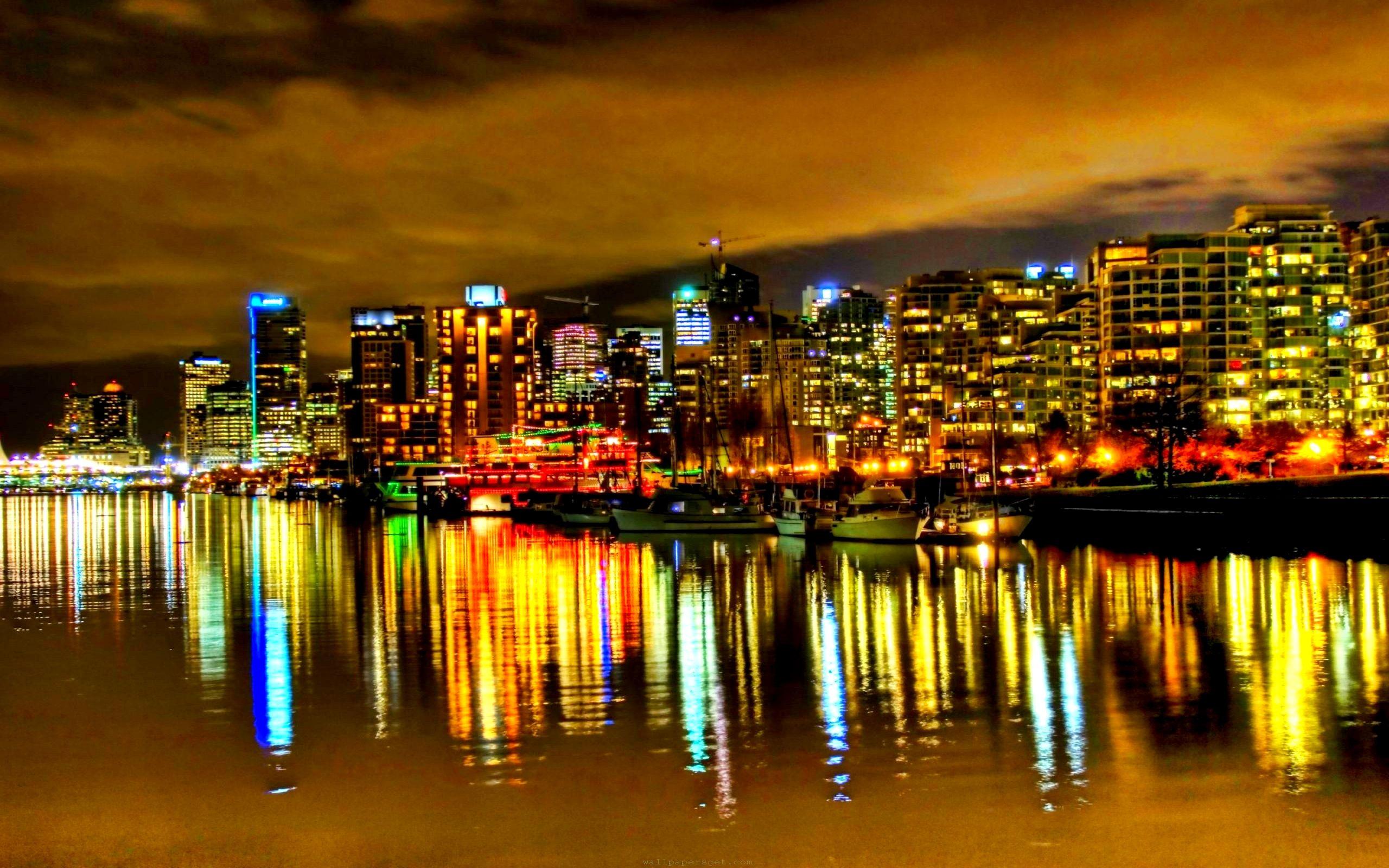2560x1600 City Lights Wallpaper