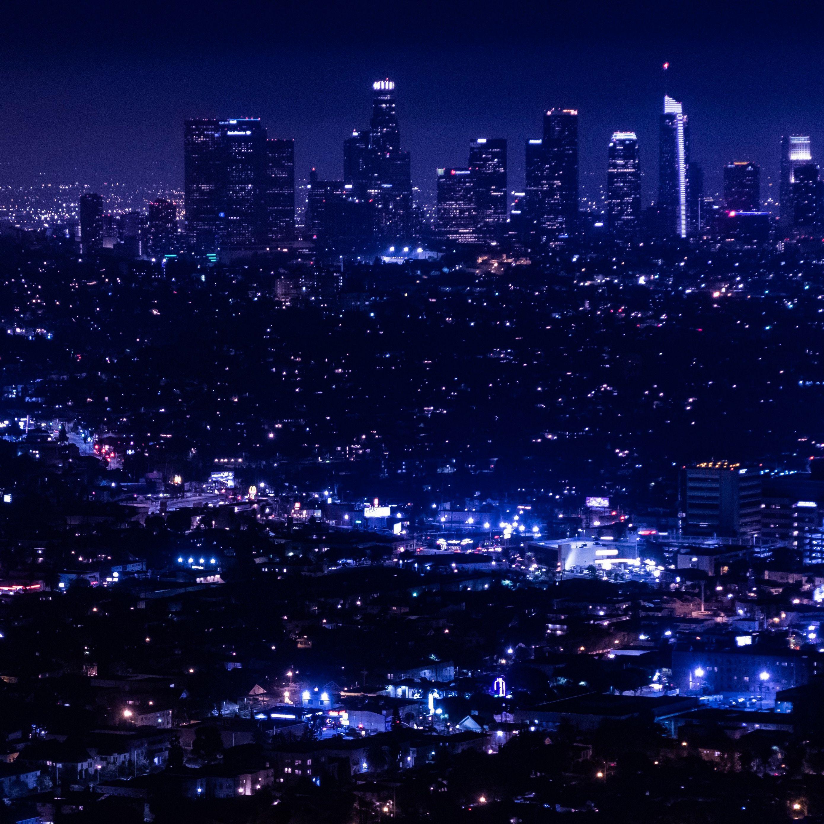 2780x2780 Download wallpaper 2780x2780 night city, city lights, overview, aerial view ipad air, ipad air ipad ipad ipad mini ipad mini ipad mini ipad pro 9.7 for parallax HD background