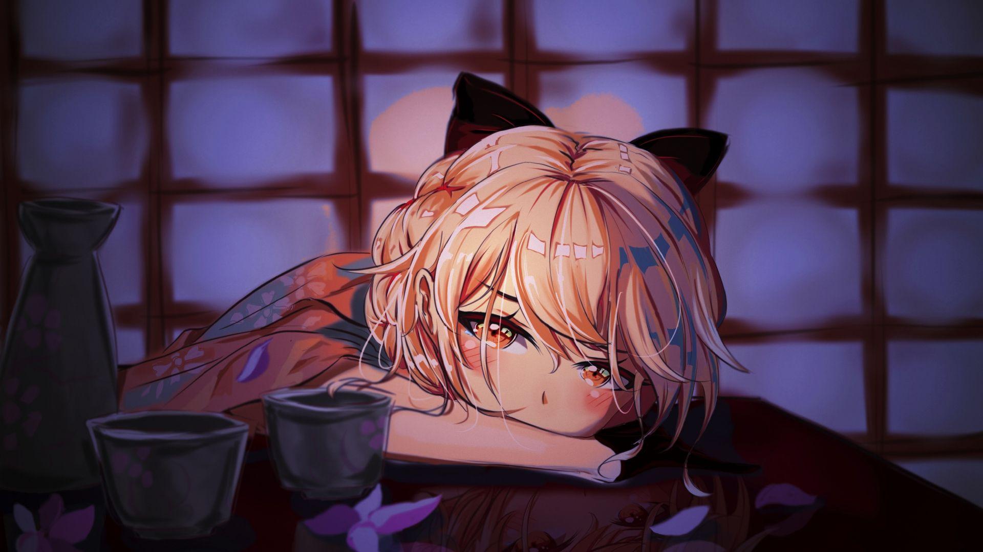 1920x1080 Download 1920x1080 wallpaper girls frontline, relaxed, anime girl, full hd, hdtv, fhd, 1080p, 1920x1080 HD image, background, 2579