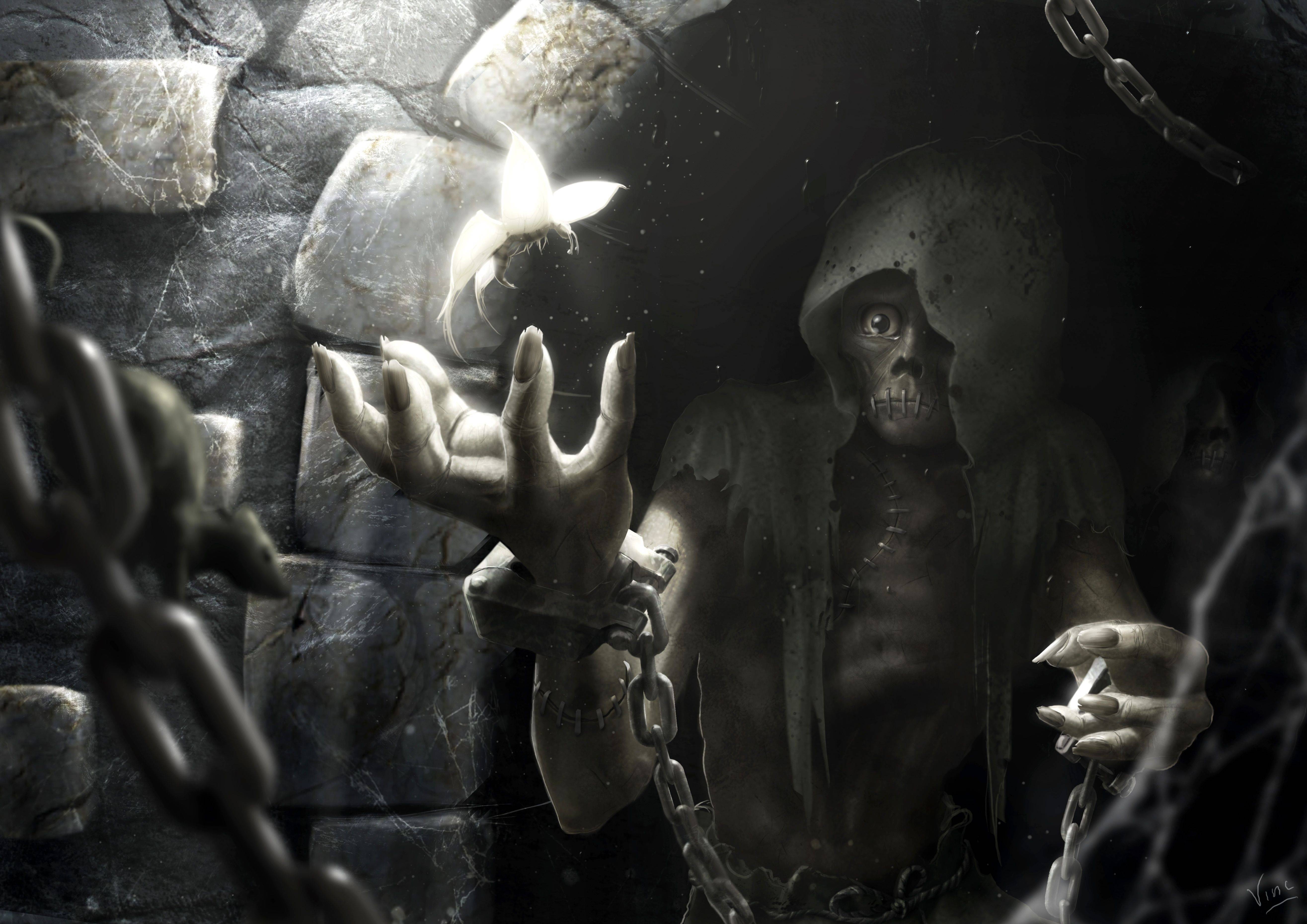 5262x3720 Dark Grim Reaper Wallpaper