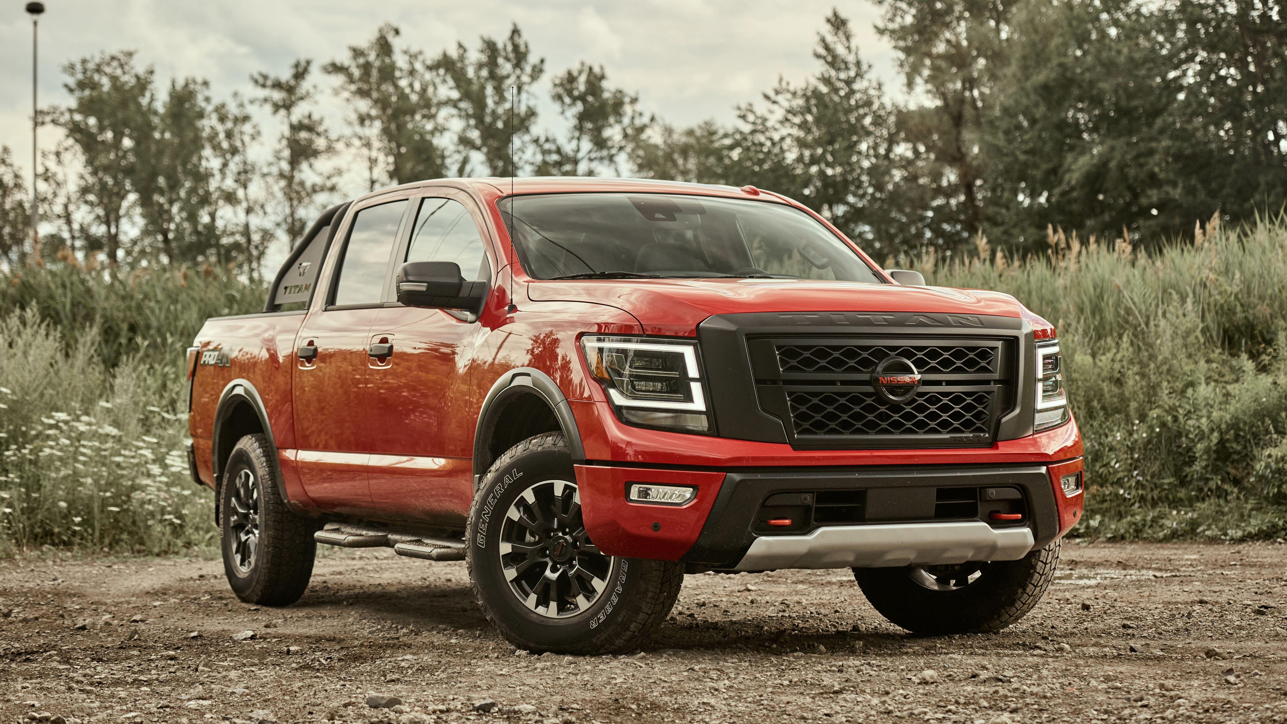 5120x2880 Nissan Titan PRO 4X Crew Cab Accessorized 4K 5K HD Cars Wallpaper