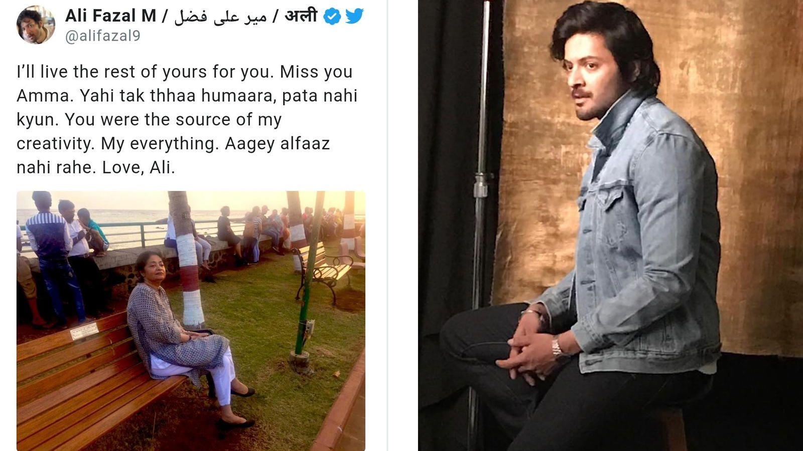 1600x900 Ali Fazal's mother passes away in Lucknow, actor writes 'Yahi tak thhaa humaara, pata nahi kyun'. Hindi Movie News of India