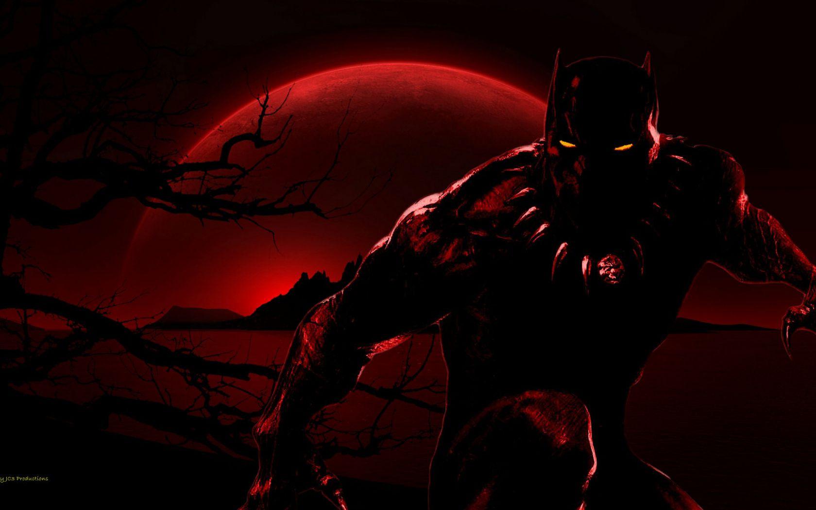 Red Black Panther Wallpapers - Top Free Red Black Panther Backgrounds -  WallpaperAccess