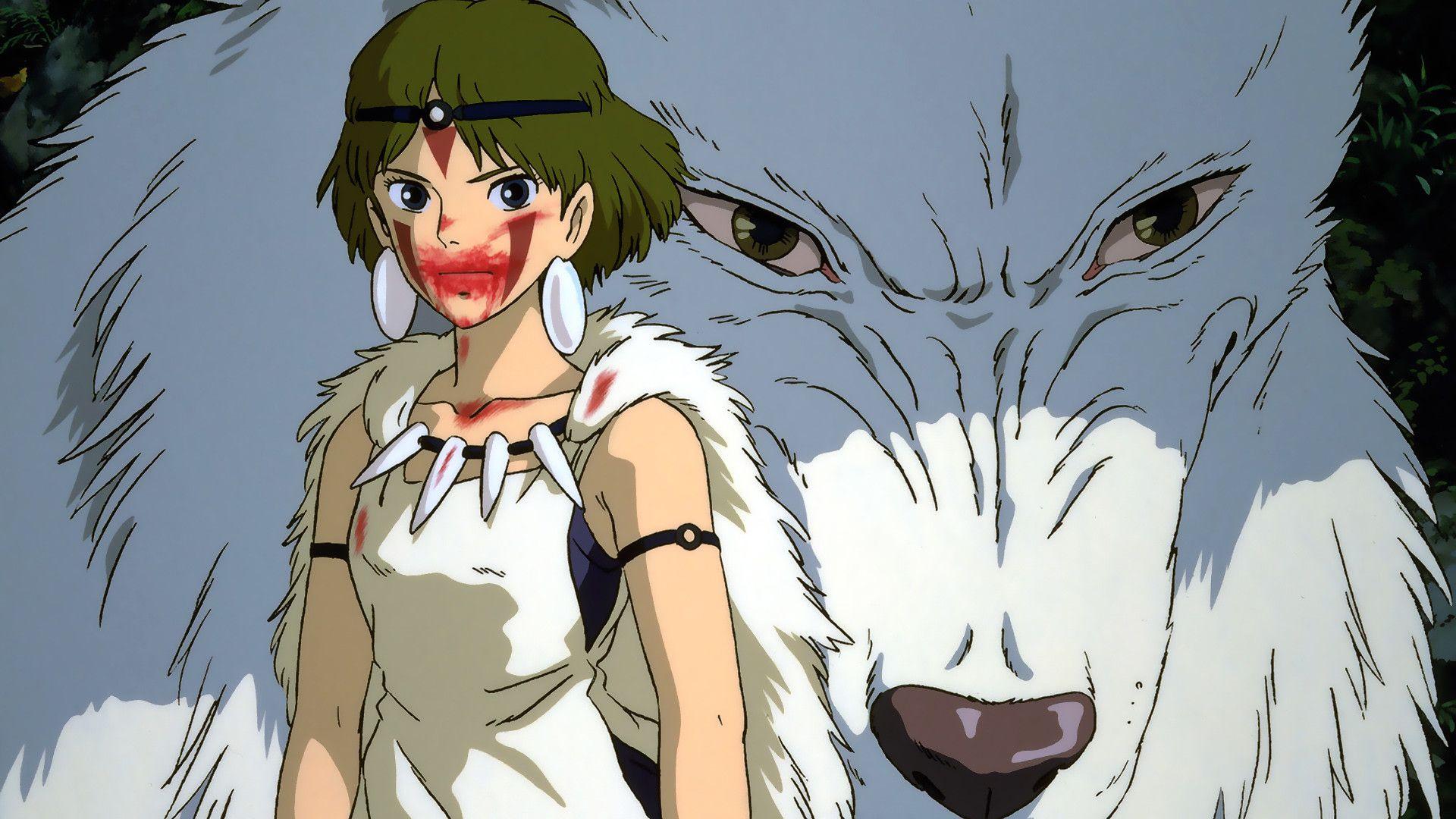 Papeis de parede Princess Mononoke Florestas Anime baixar imagens