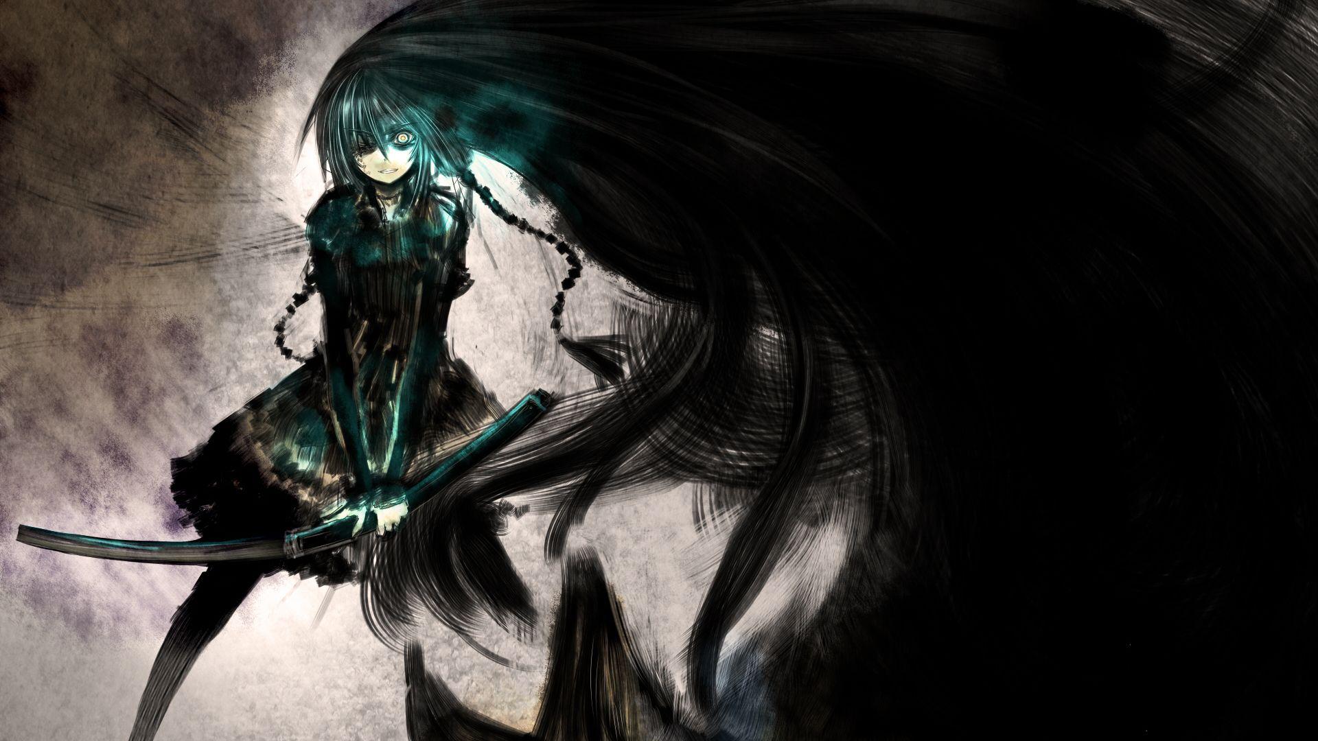 1920x1080 Kotoba Noriaki original katana sword girls wallpaperx1080