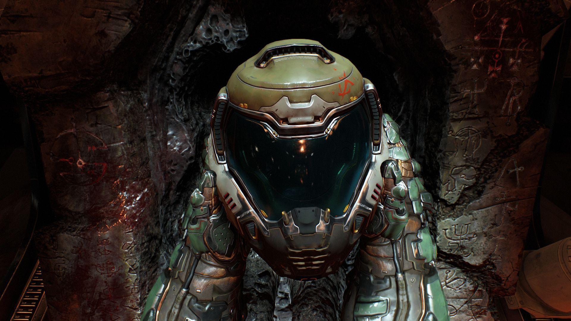 1920x1080 Doom Guy Wallpaper