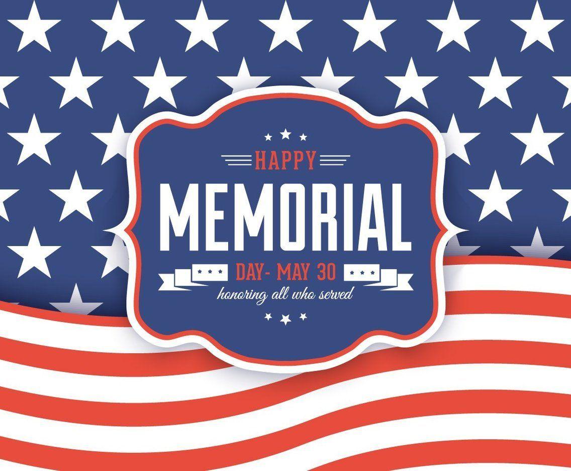 1136x936 Happy Memorial Day Background Vector Art & Graphics