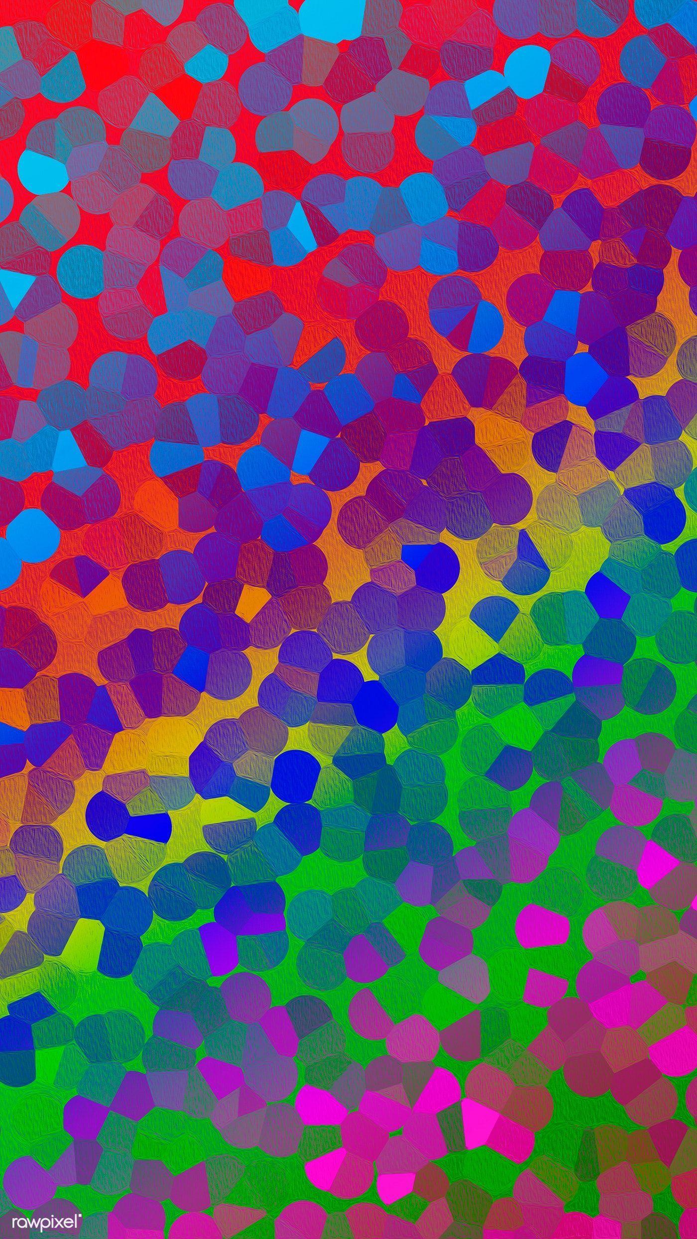 1400x2489 Download premium illustration of Abstract colorful mosaic textured mobile. Abstract, Rainbow wallpaper, Phone wallpaper