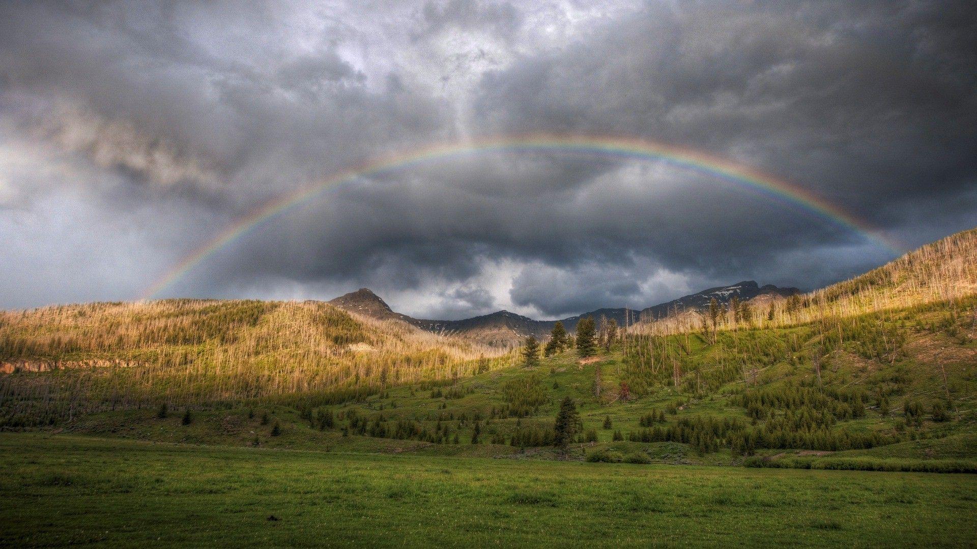 1920x1080 Amazing Beautiful Rainbow Nature HD Wallpaper Background Photo Download HD Free Windows Wallpaper Samsung iPhone 1920x1080