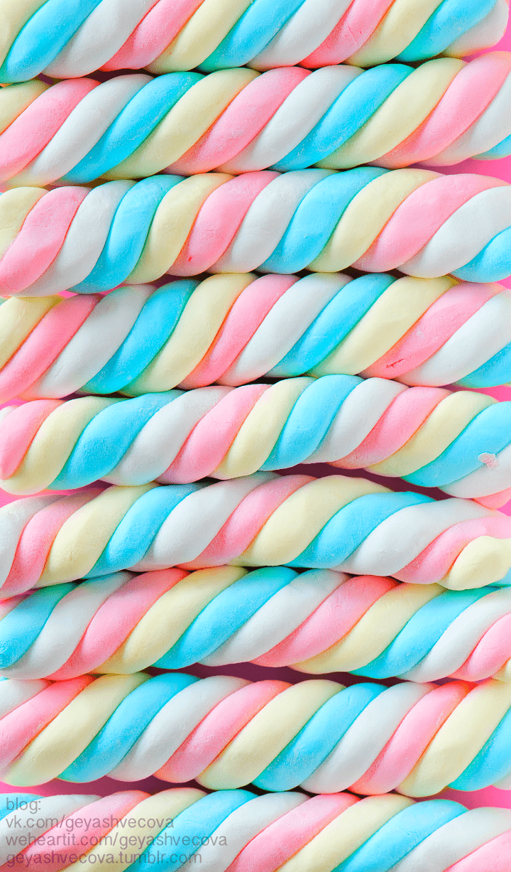 720x1227 art, background, beautiful, beauty, yellow, colorful, delicious, design, dessert, fashion, fashionable, food, inspiration, kawaii, luxury, marshmallow, marshmallows, pastel, pink, pretty, style, sugar, sweets, wallpaper, wallpaper, we heart it, yummy