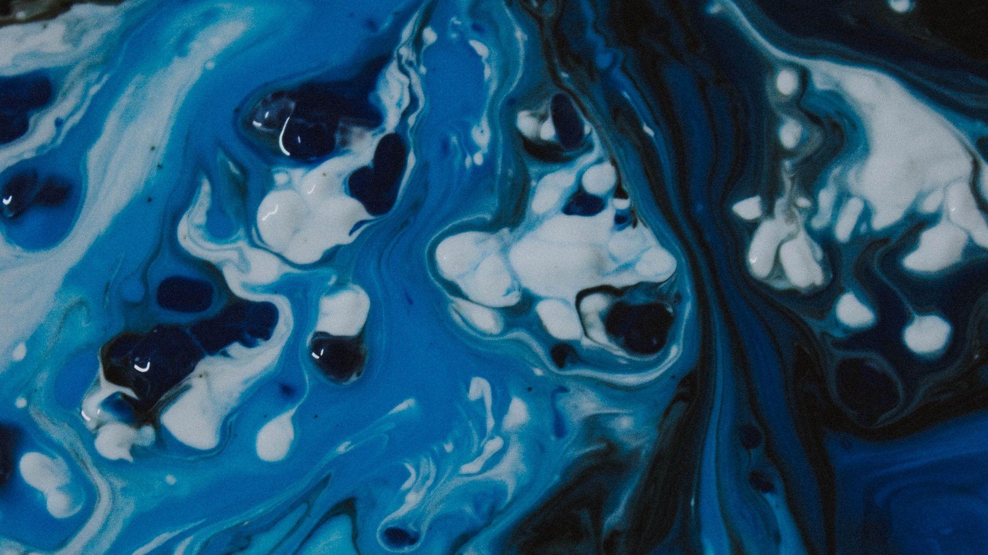 1920x1080 Wallpaper Paint, Liquid, Abstract, Stains, Drips