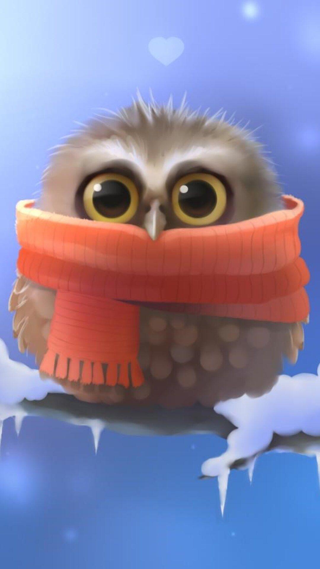 1080x1920 Cute Owl iPhone 6s, 6 Plus, Pixel xl , One Plus 3t, 5 HD 4k Wallpaper, Image, Background, Photo and Picture