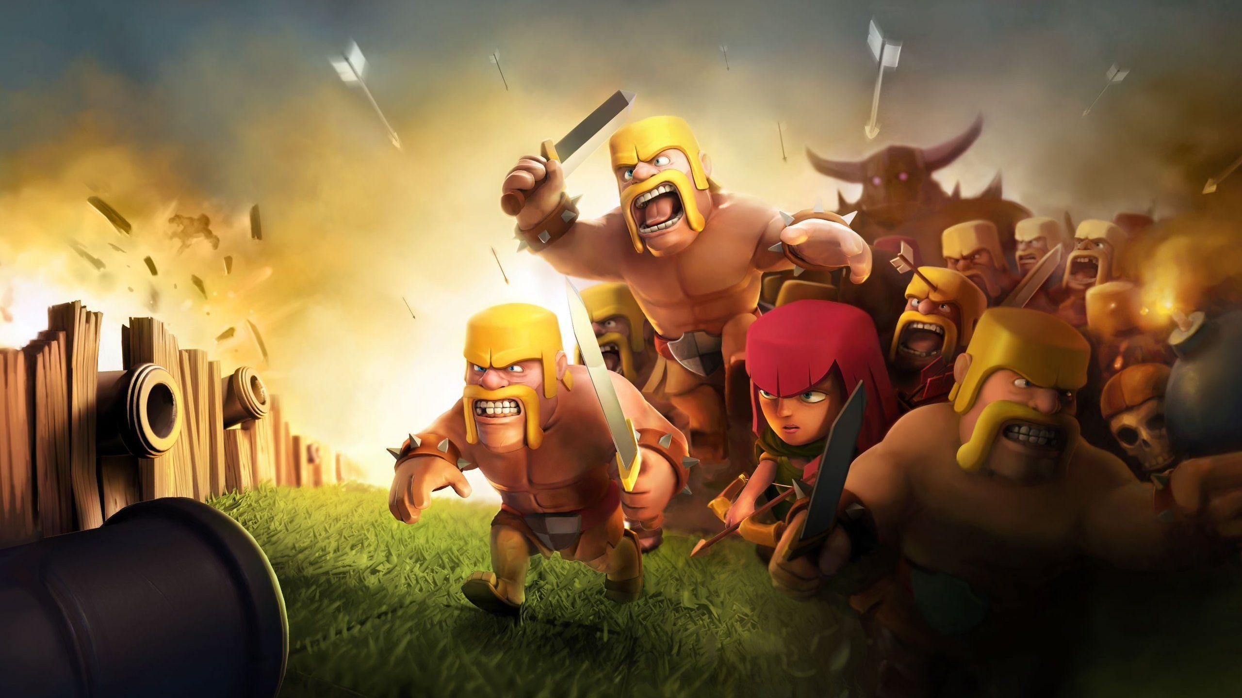 2560x1440 clash of clans wallpapers  top free 2560x1440