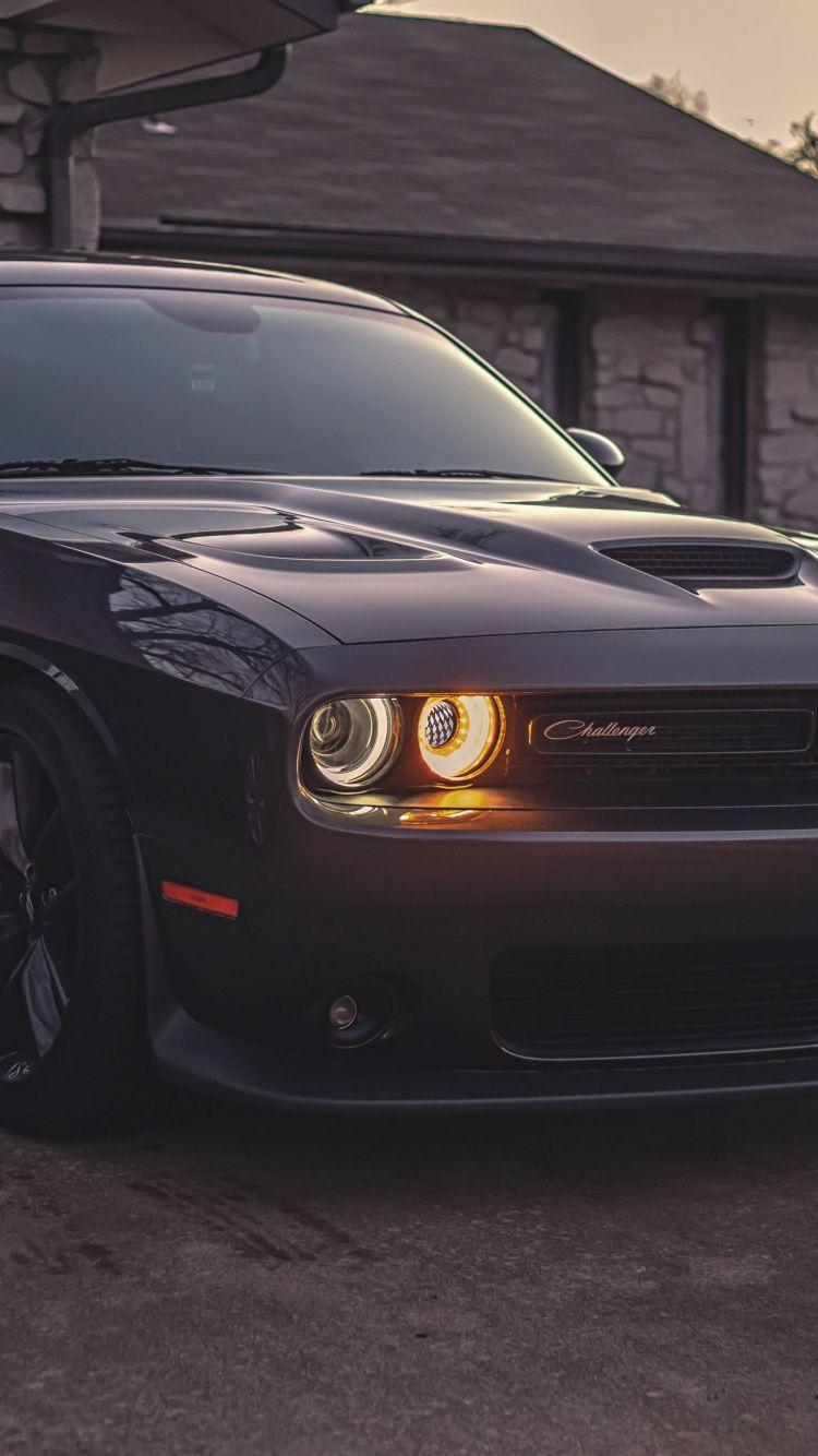 750x1334 Download Black, Dodge Challenger wallpaper, 750x iphone iPhone 8