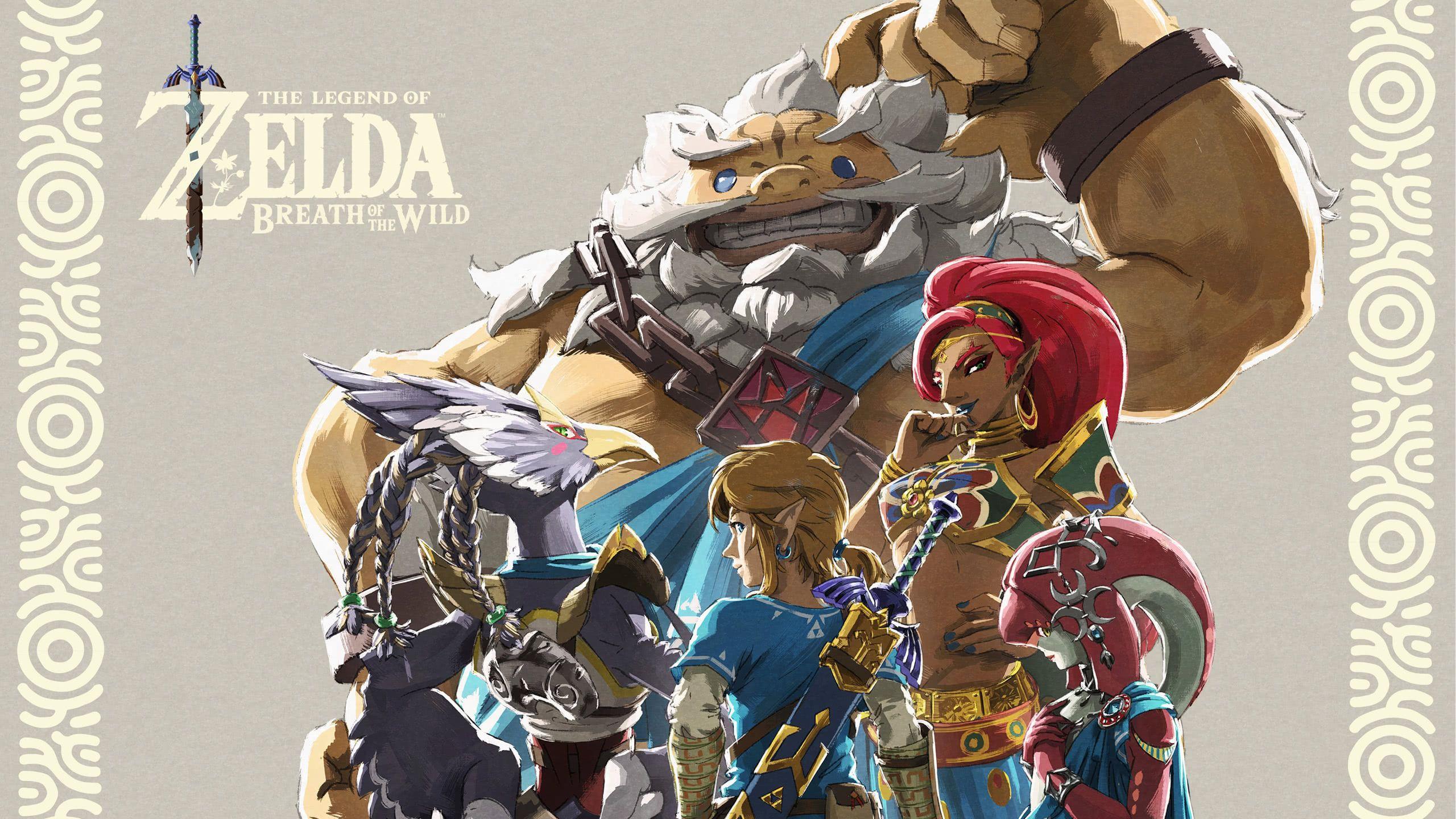 2560x1440 Zelda Breath Of The Wild Champions Ballad DLC WQHD 1440P Wallpaper
